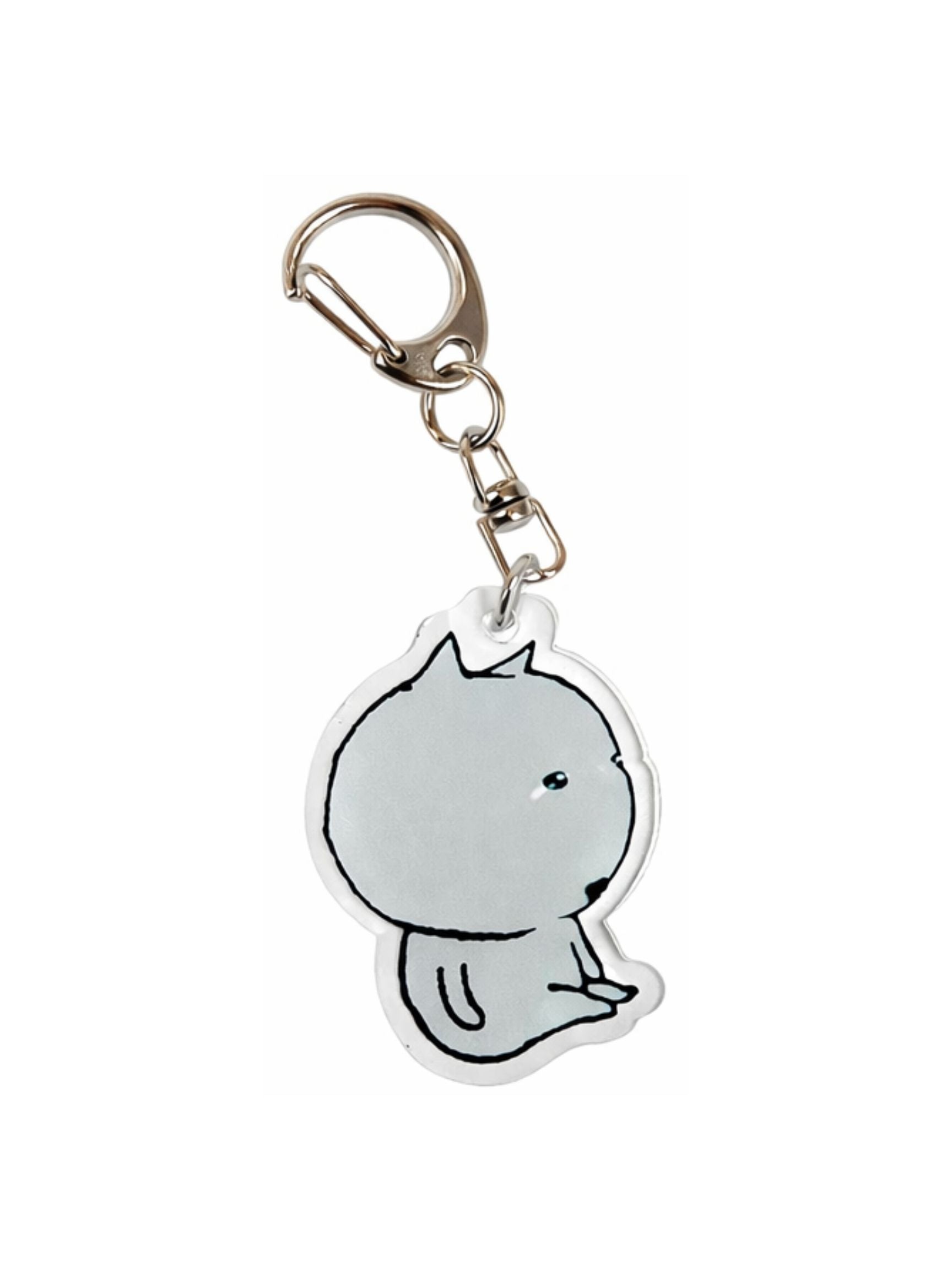 Mochi Cat Charm Keychain