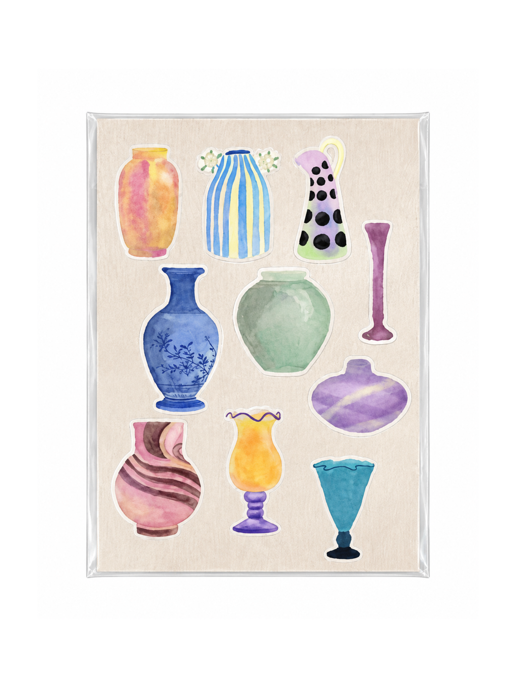 GlowyShell Illustrated Sticker