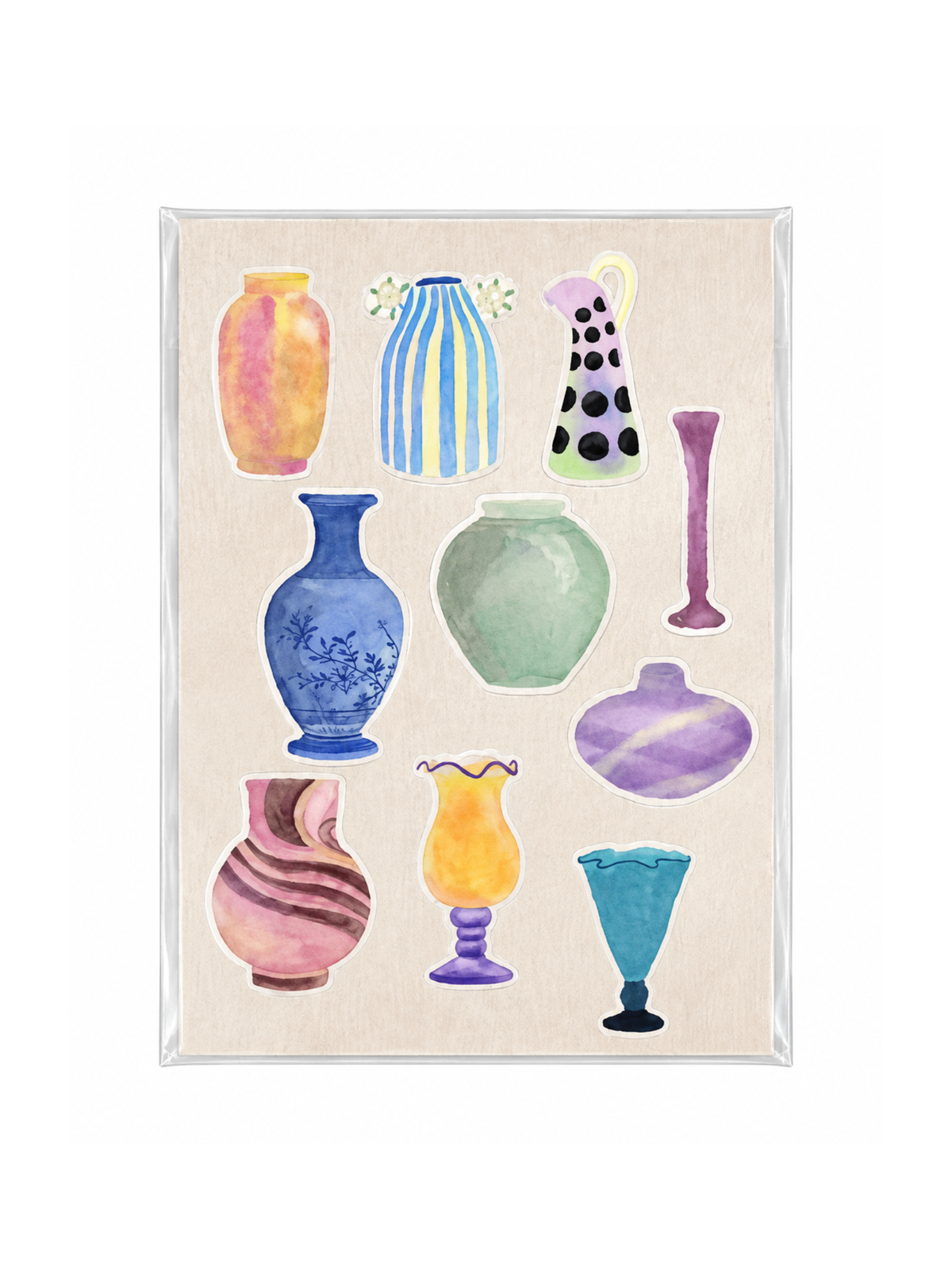 GlowyShell Illustrated Sticker
