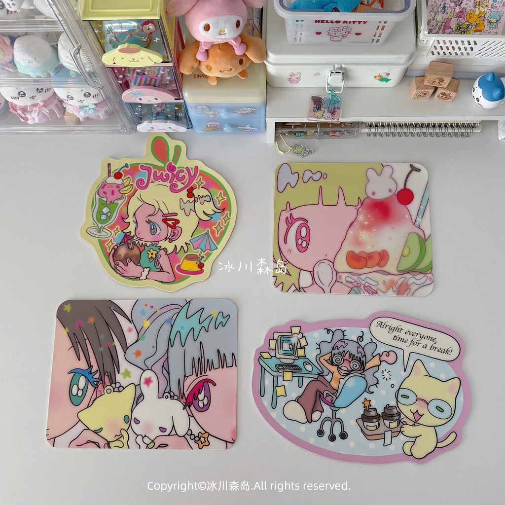 Glacier Forest Isle x sunonebird Friday Table Mat