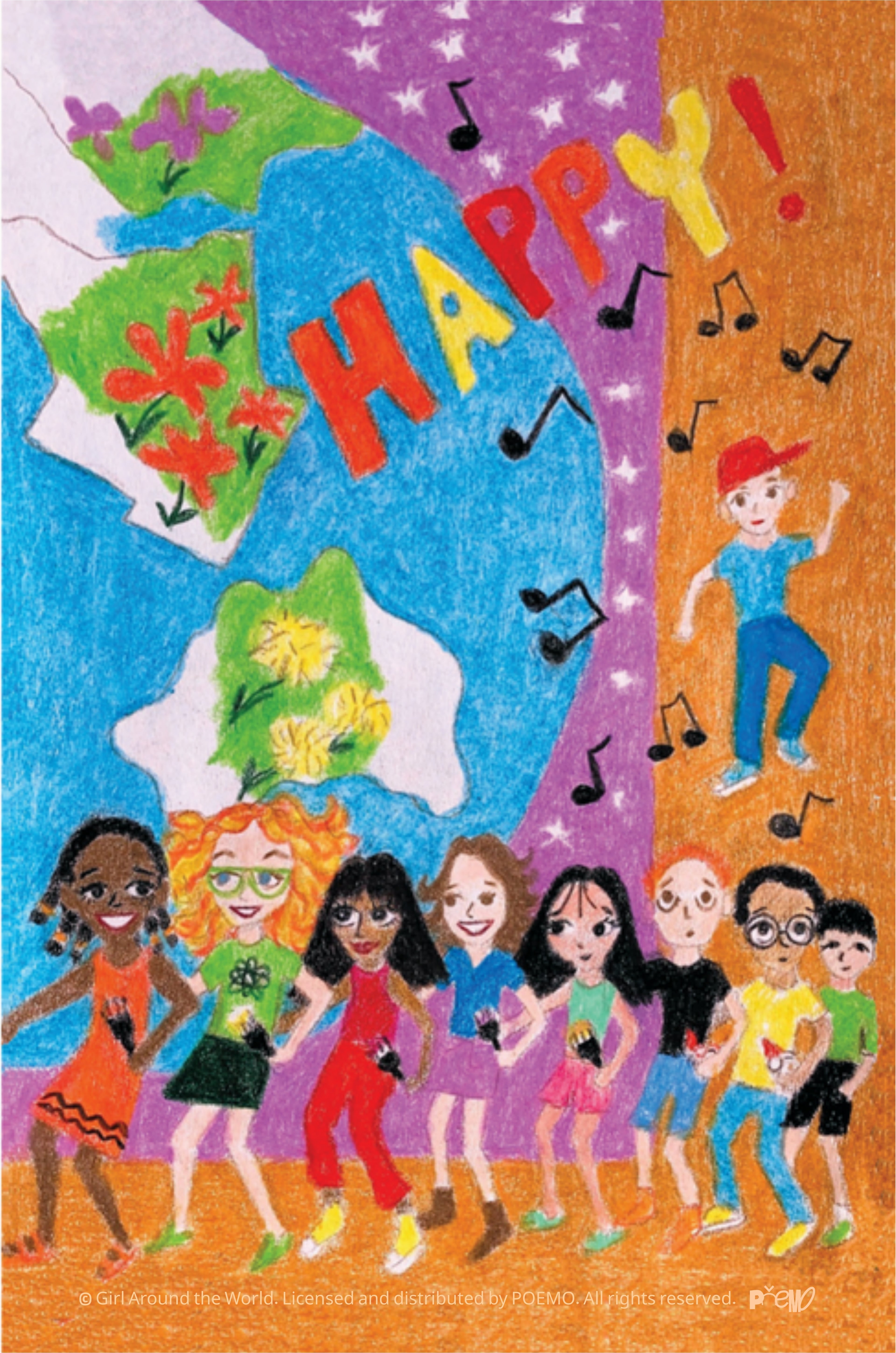 Girl Around the World: Postcard
