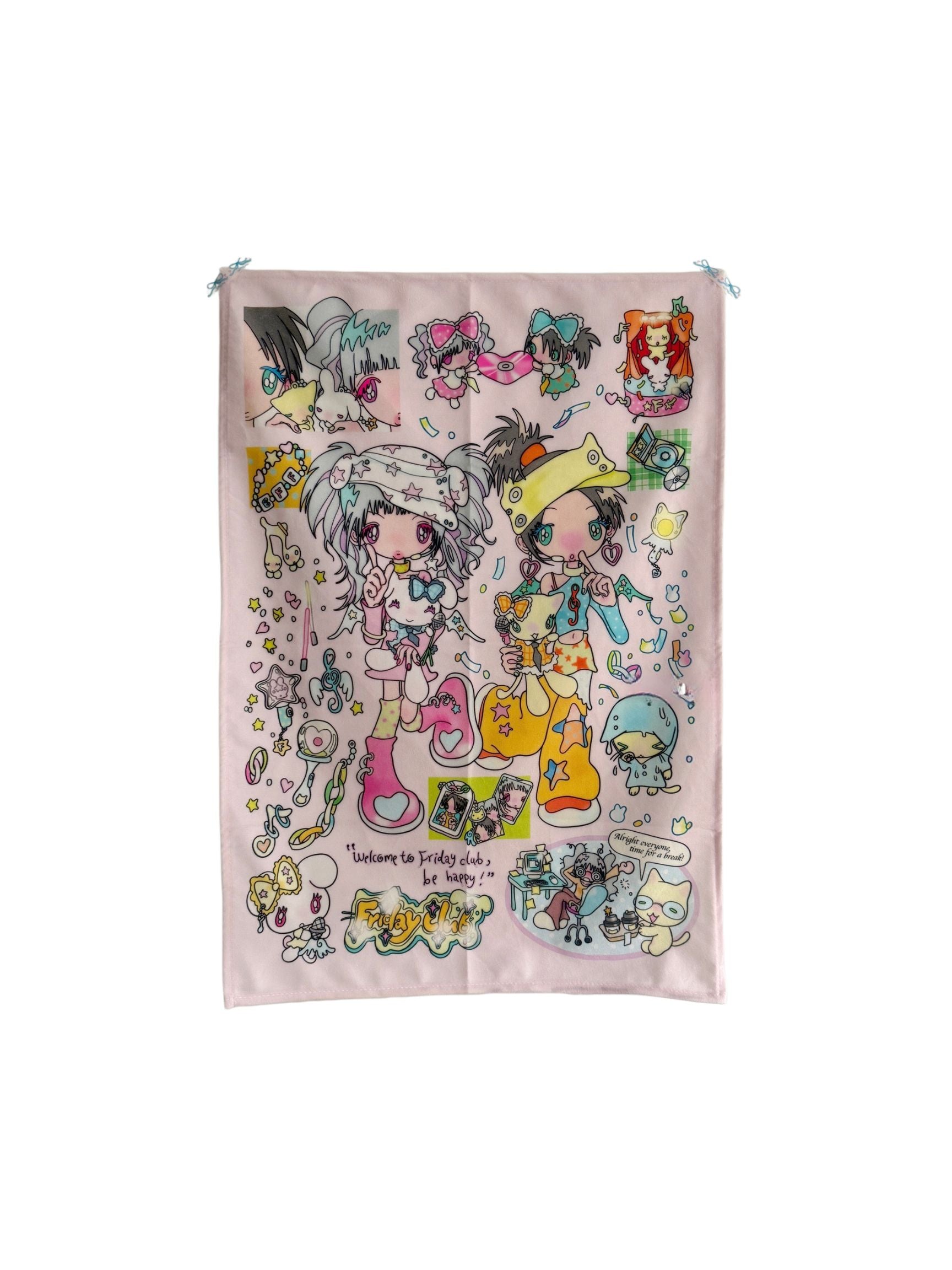 Glacier Forest Isle x sunonebird Friday Club Girls Tapestry