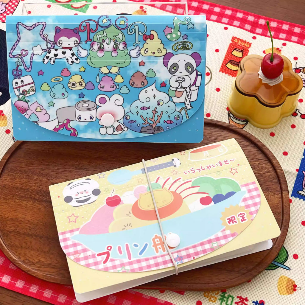 Kawaii Dessert Accordion Pouch