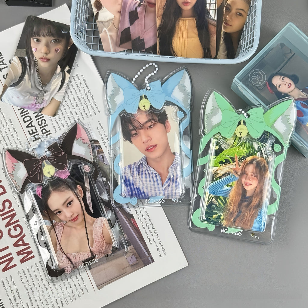 Ribbon Cat Ears Card Holder