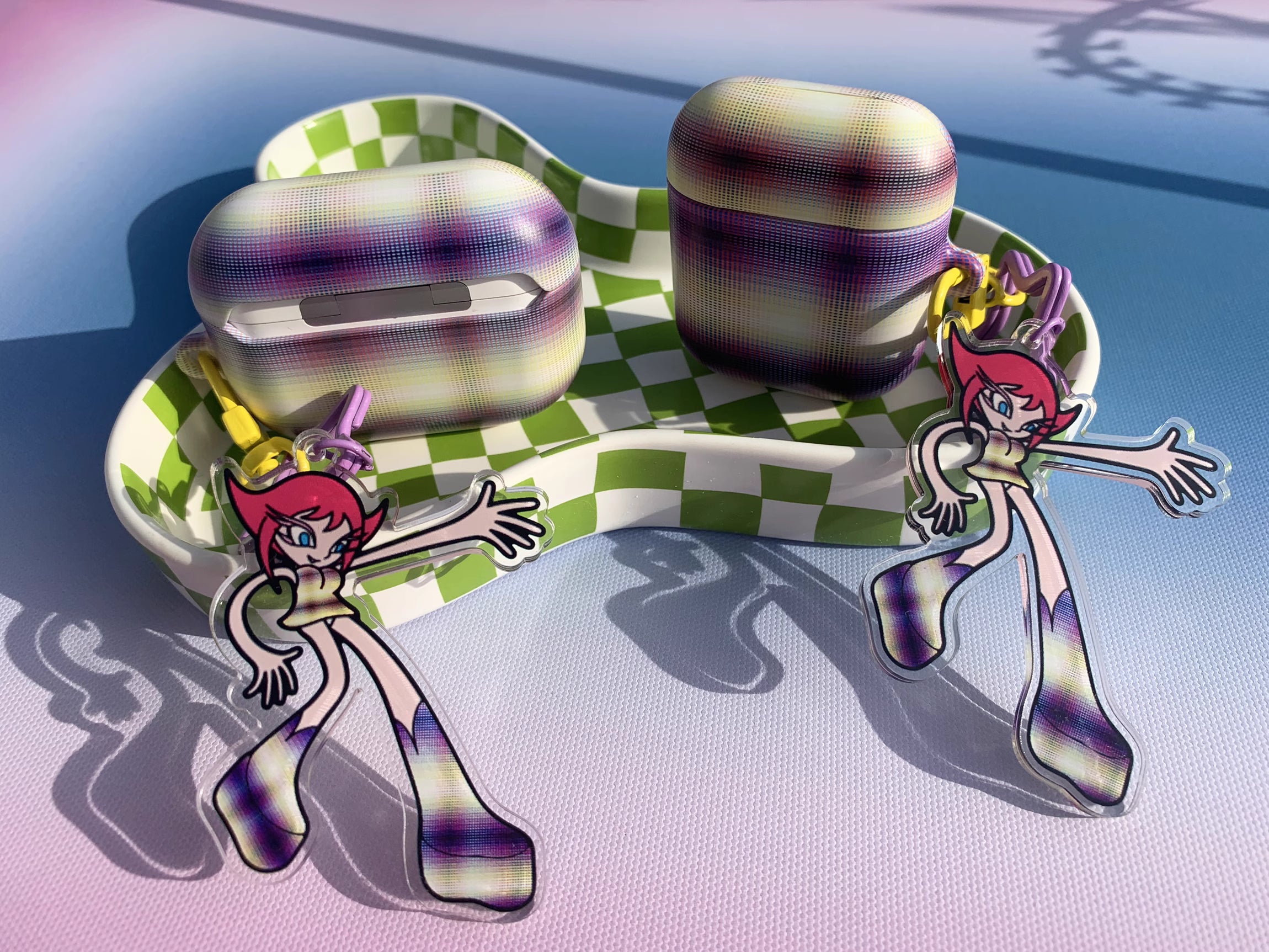 DOL station Retro Y2K Funky Girl Acrylic Charm