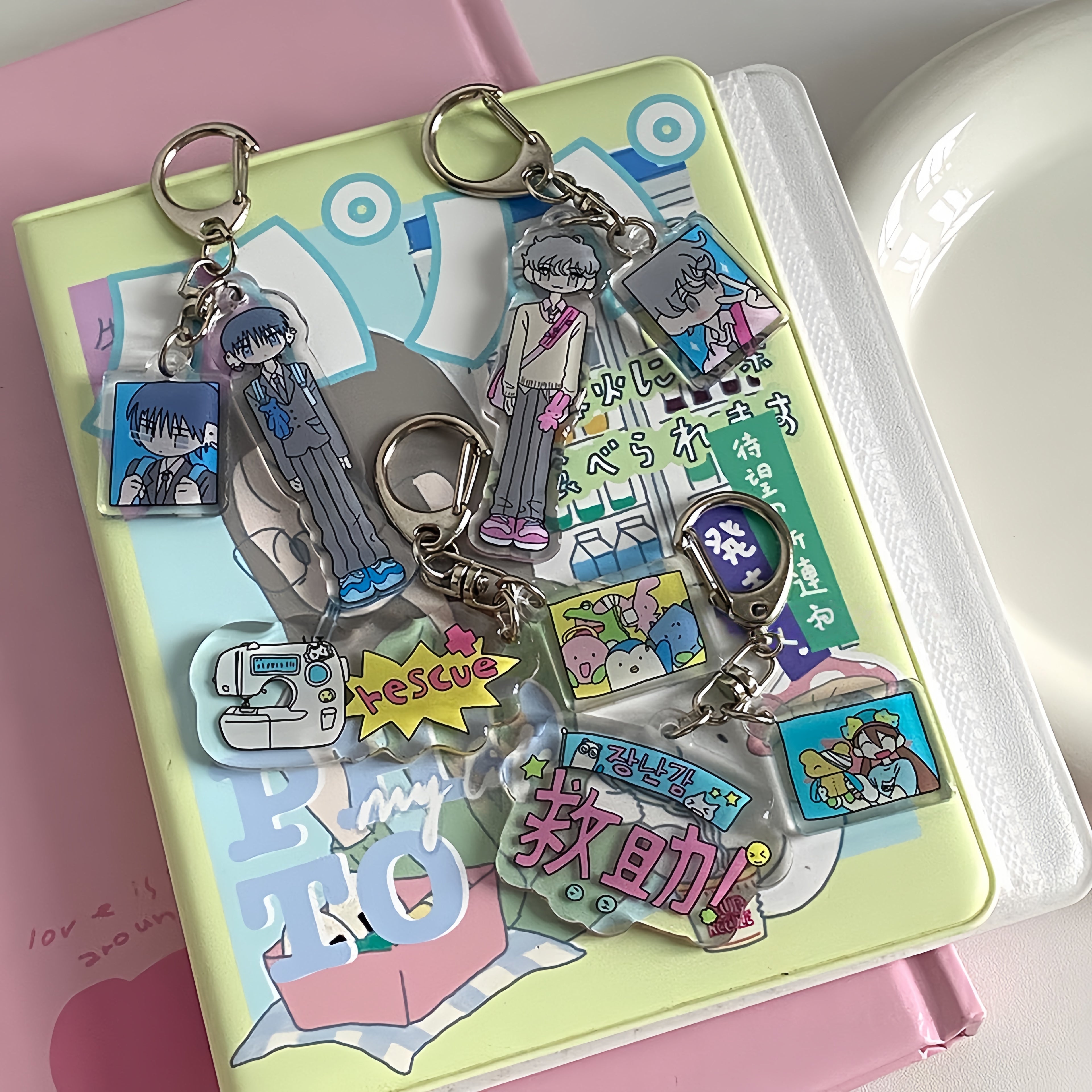 Tiny Mood Keychain
