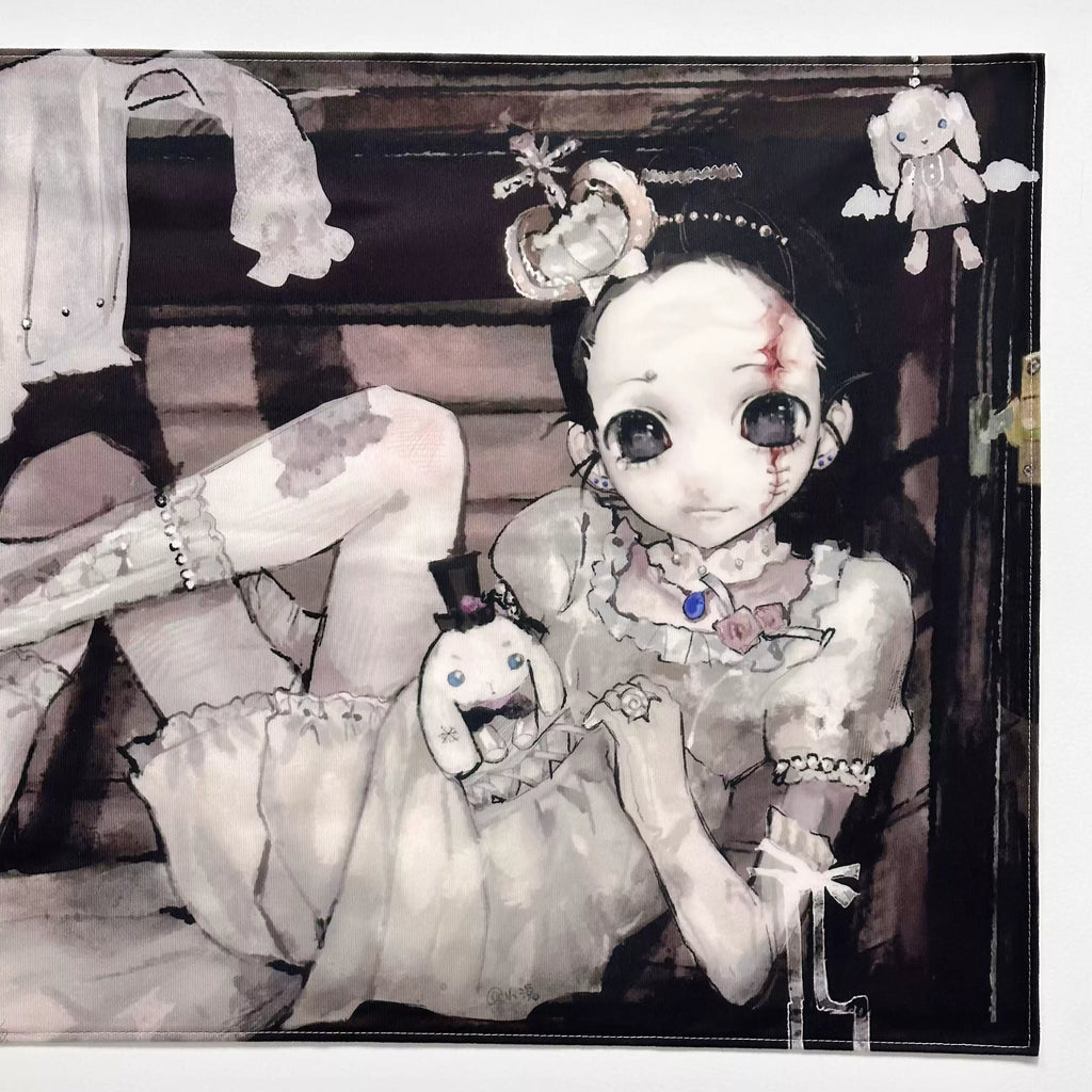 PipooxLittle Soul Bunny’s Back tapestry