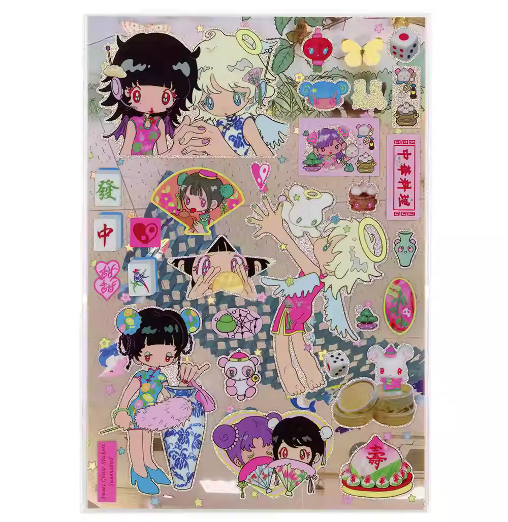 Sunonebird Sweet China Fairy Stickers