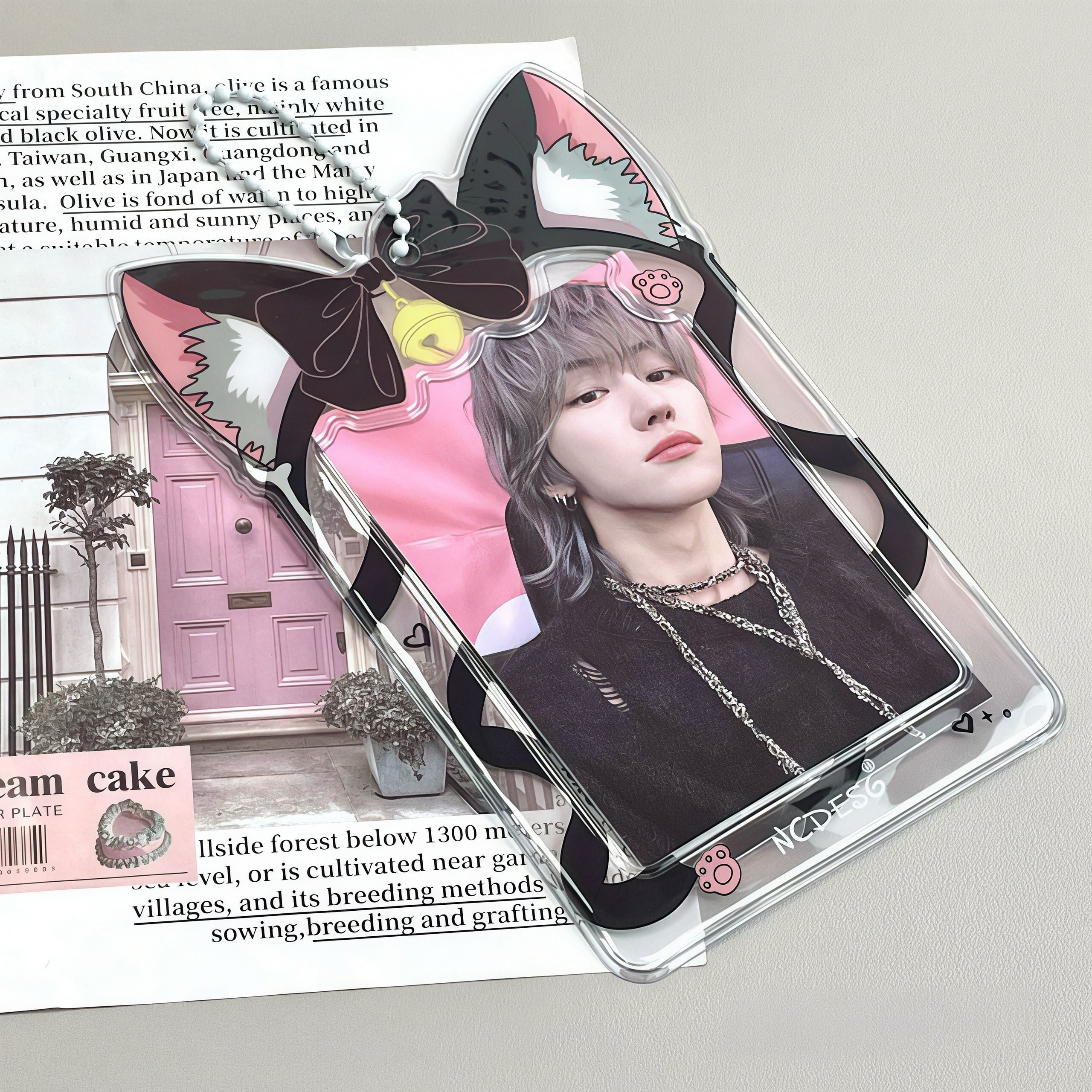 Ribbon Cat Ears Card Holder