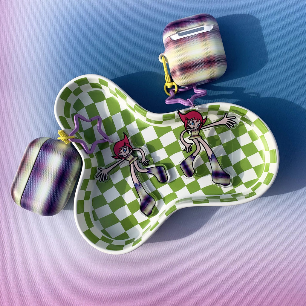 DOL station Retro Y2K Funky Girl Acrylic Keychain