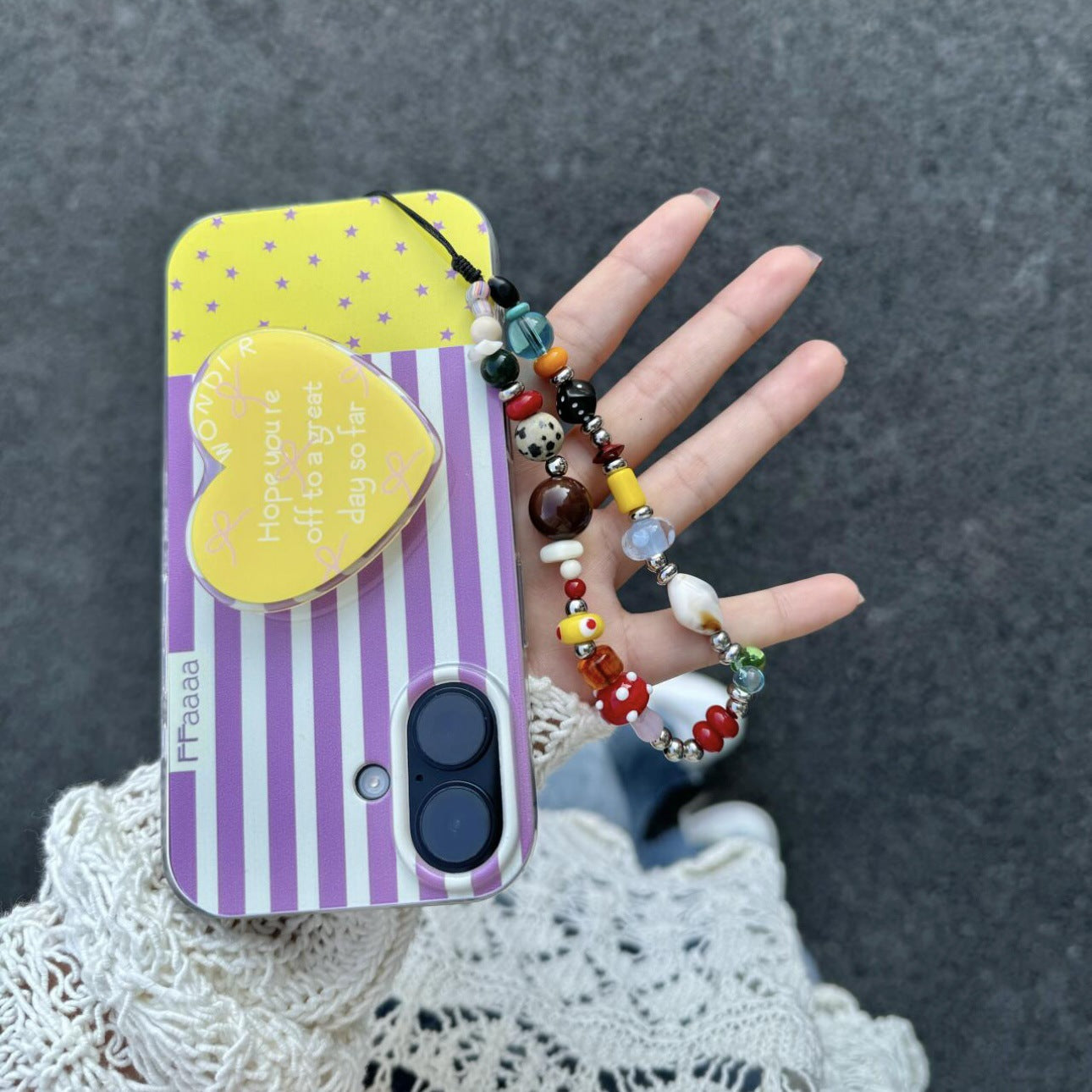 Funky Mushroom Charm Strap