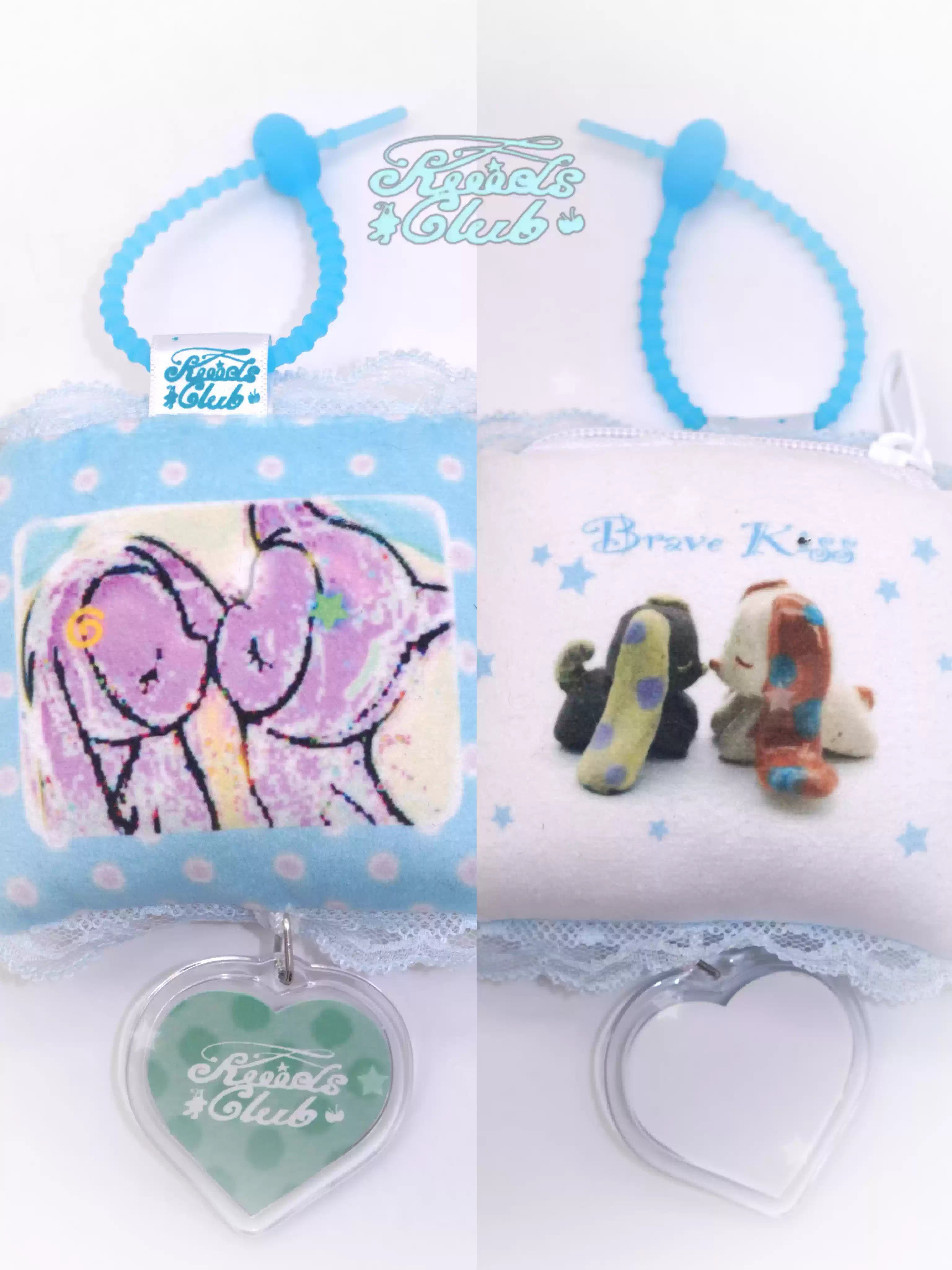 KiiidsClub Brave Kiss Dual-Sided Lace Pillow Case