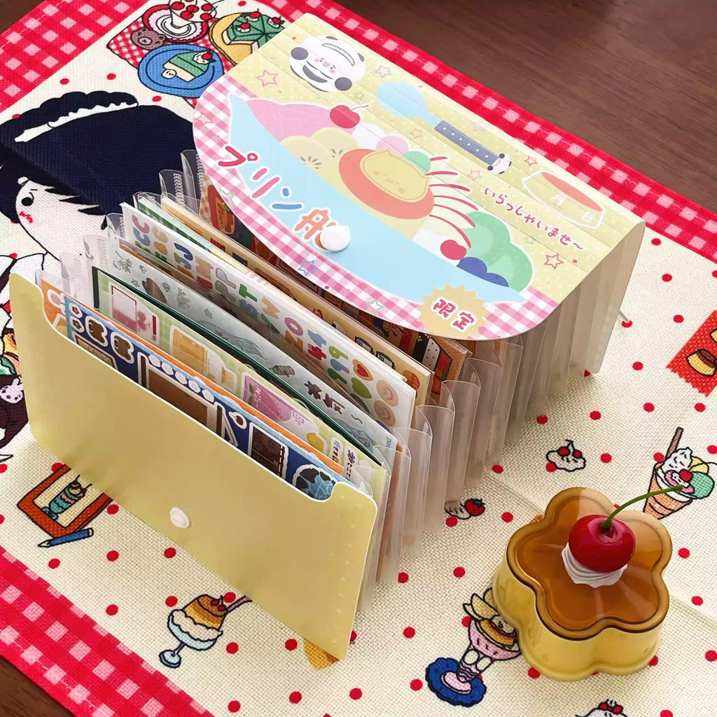 Kawaii Dessert Accordion Pouch