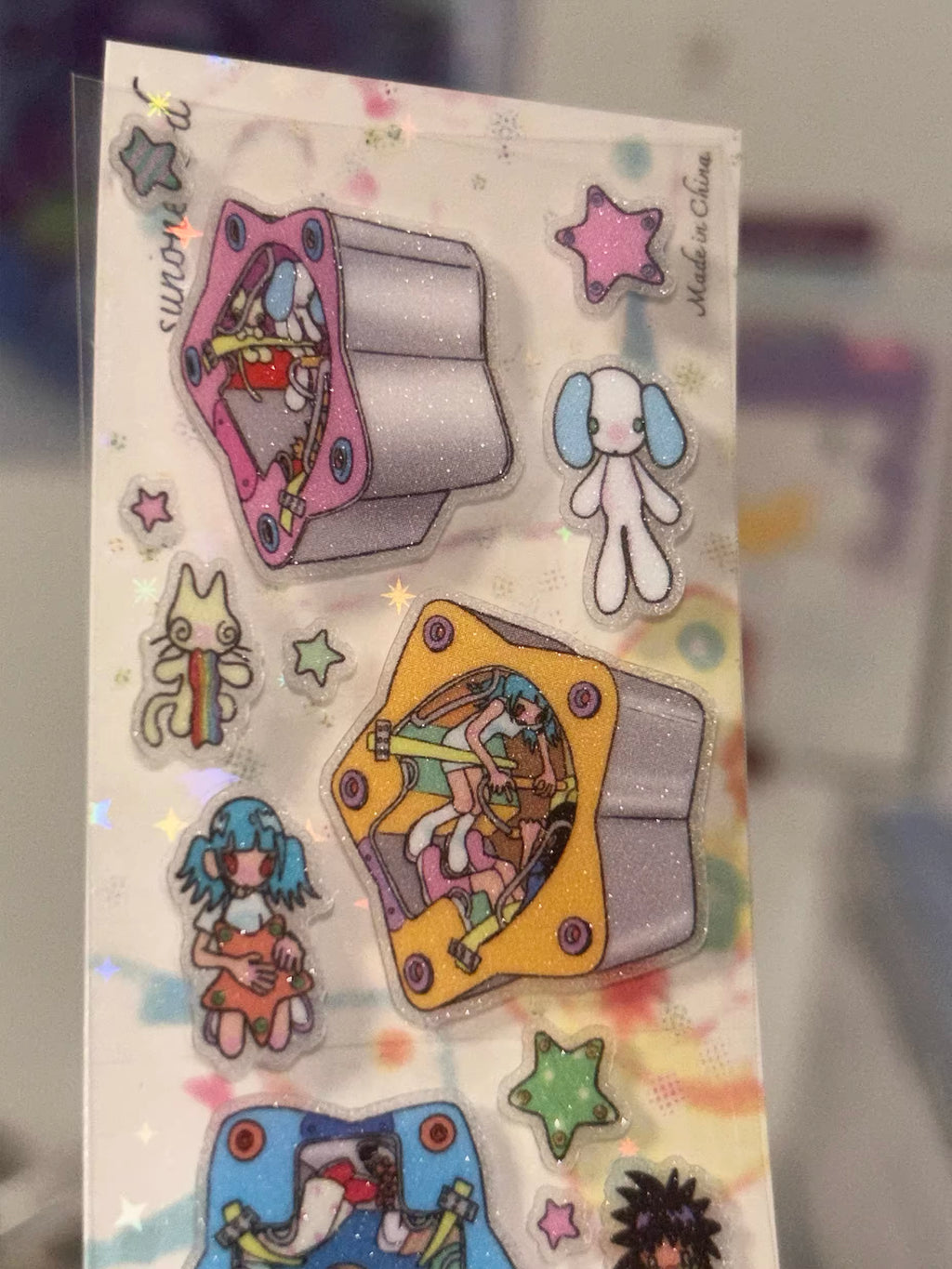 Sunonebird The The revolving stars Stickers