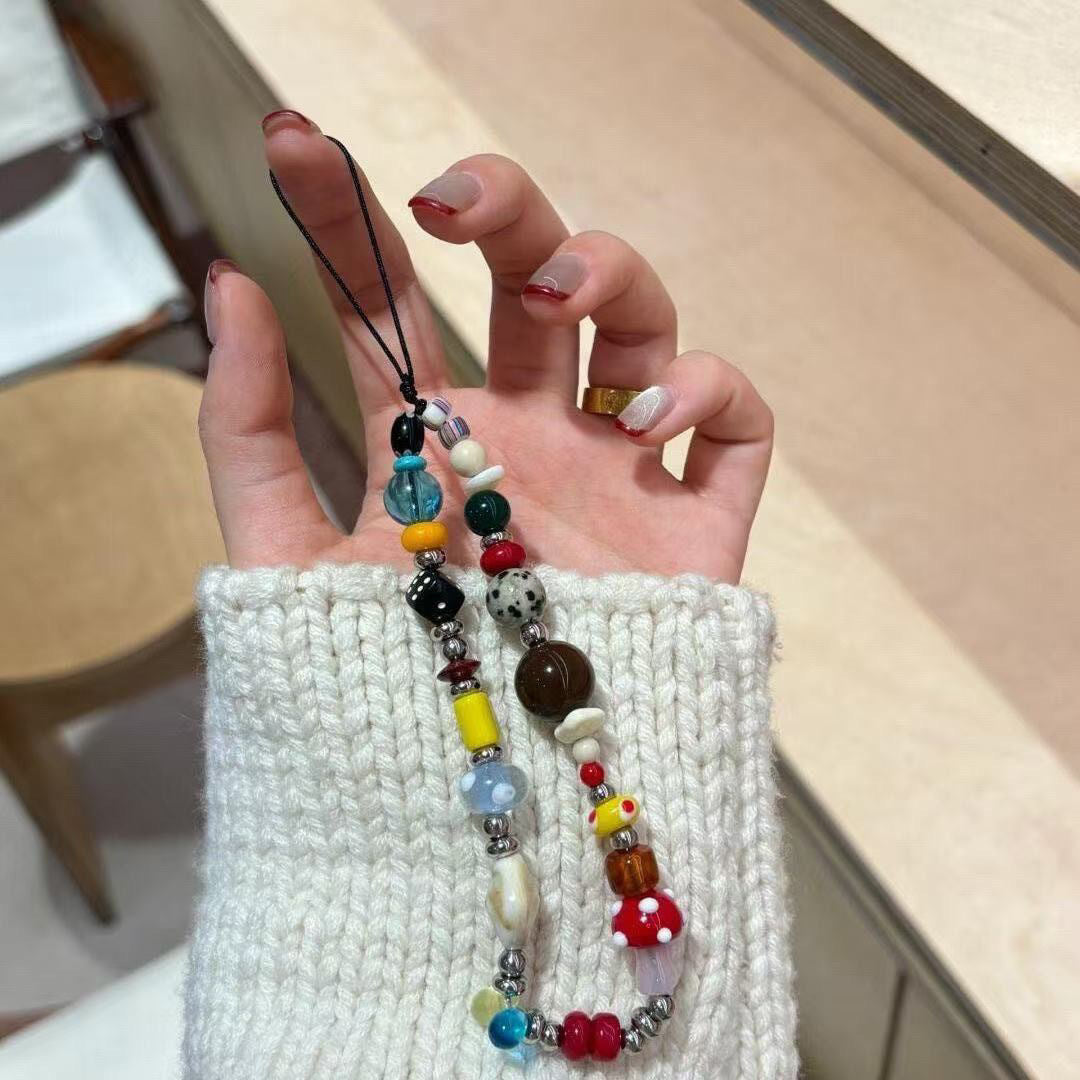 Funky Mushroom Charm Strap