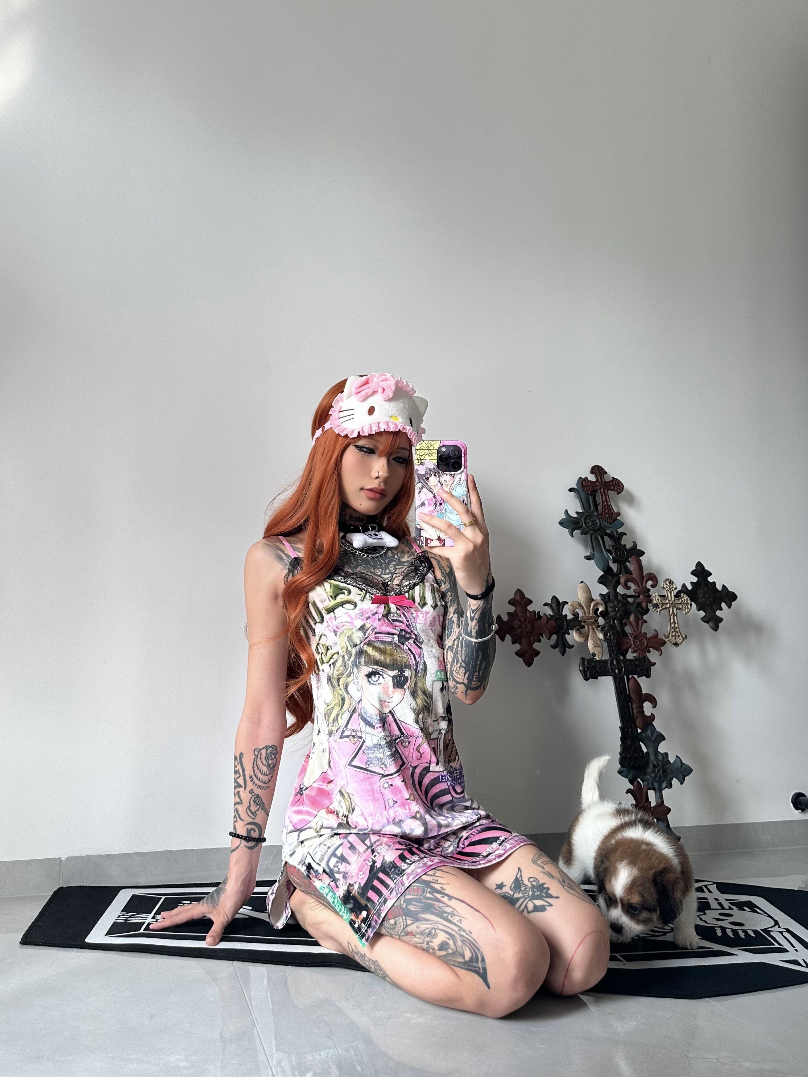 cartoonbox Vintage Poster Summer Slip Dress