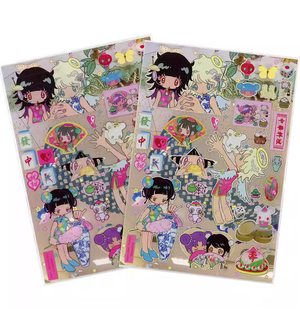 Sunonebird Sweet China Fairy Stickers