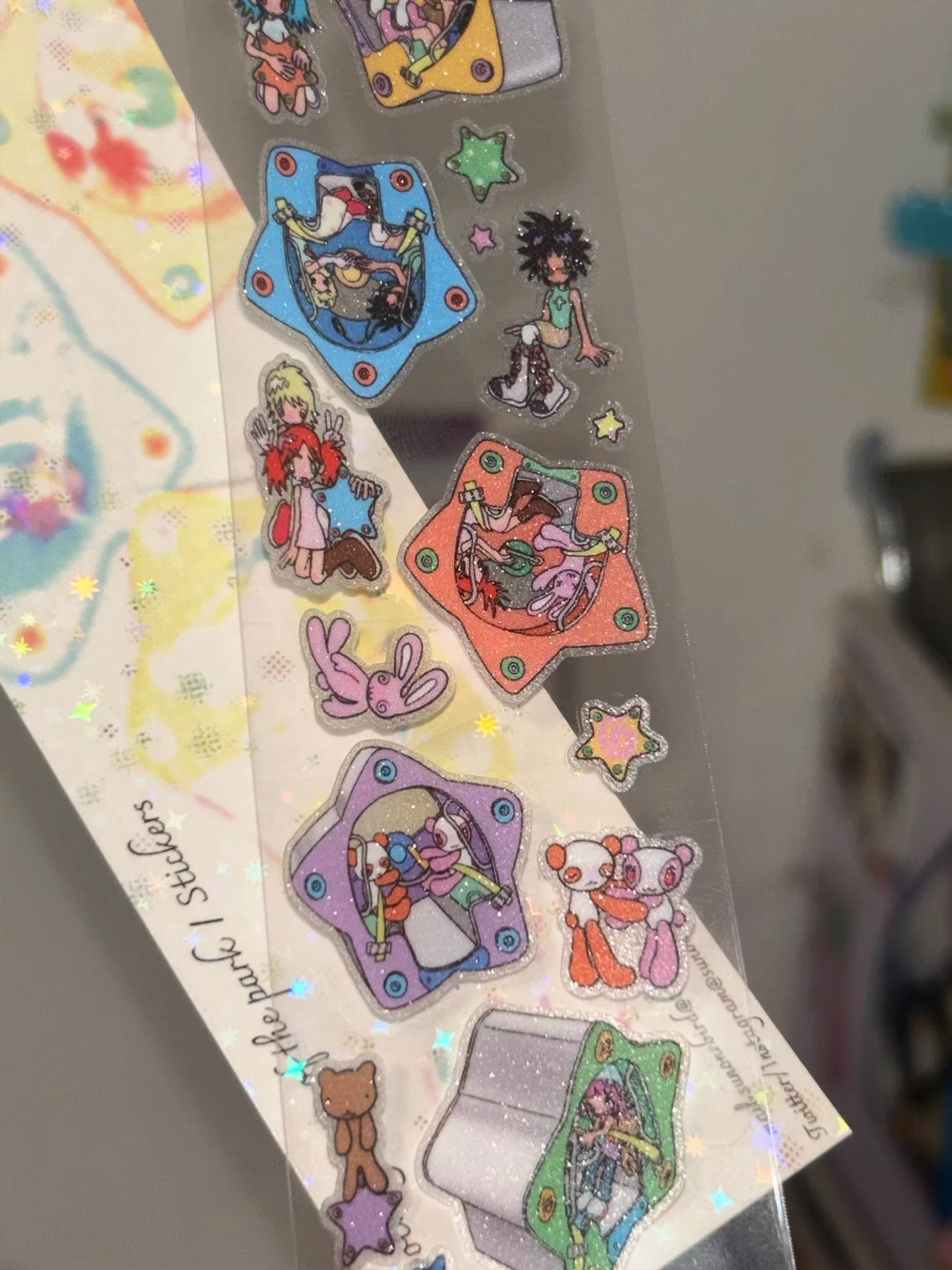Sunonebird The The revolving stars Stickers