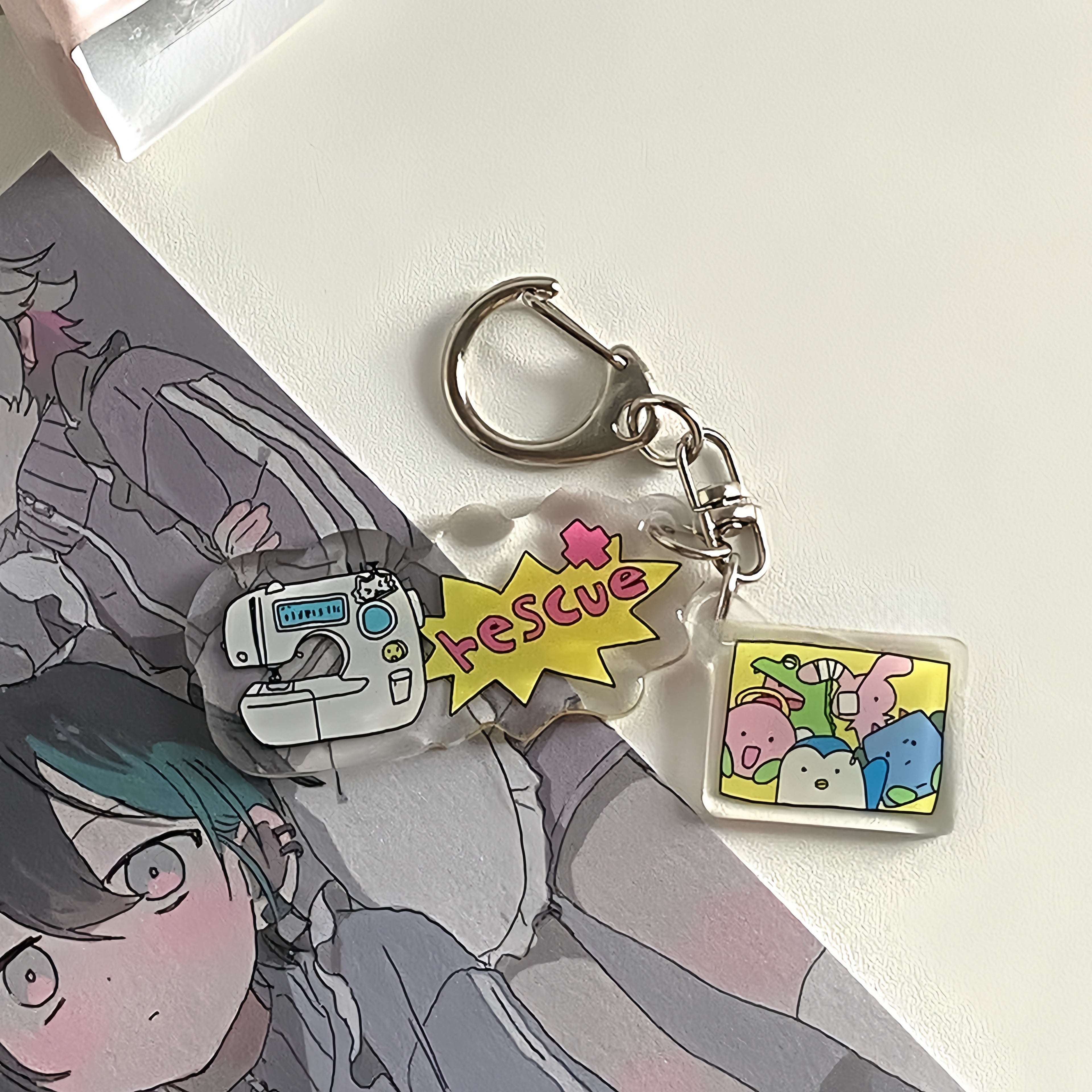 Tiny Mood Keychain