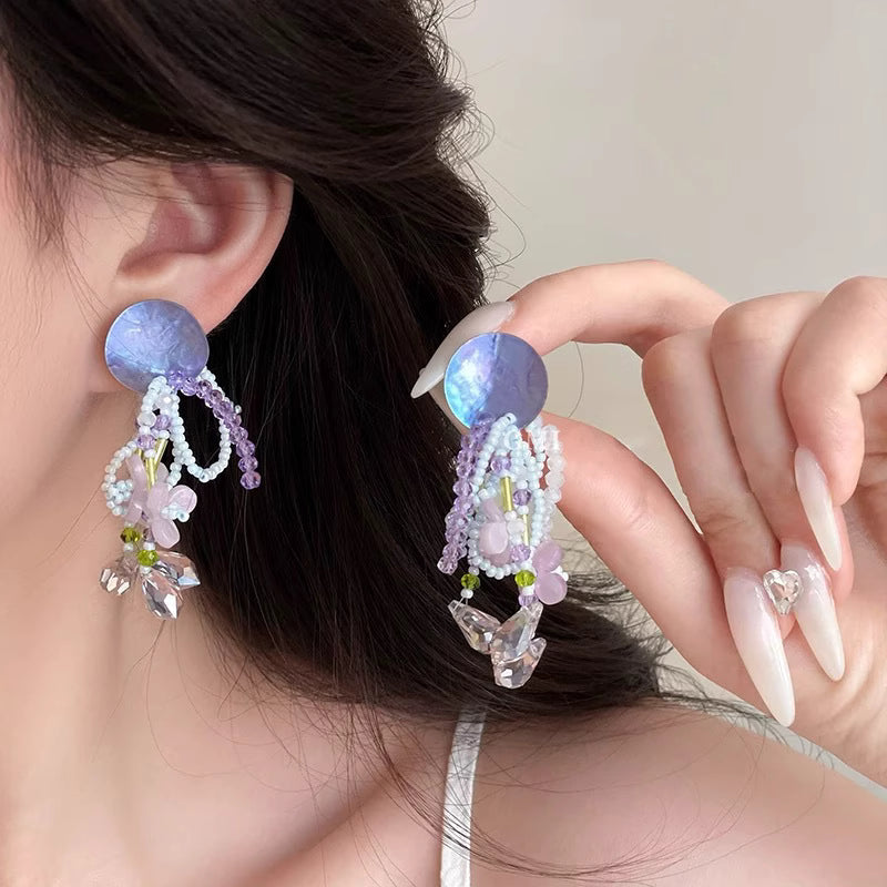 Lavender Bloom Earrings