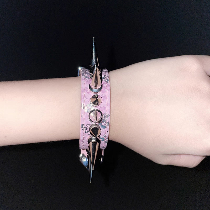 Spiked Punk Bracelet Set