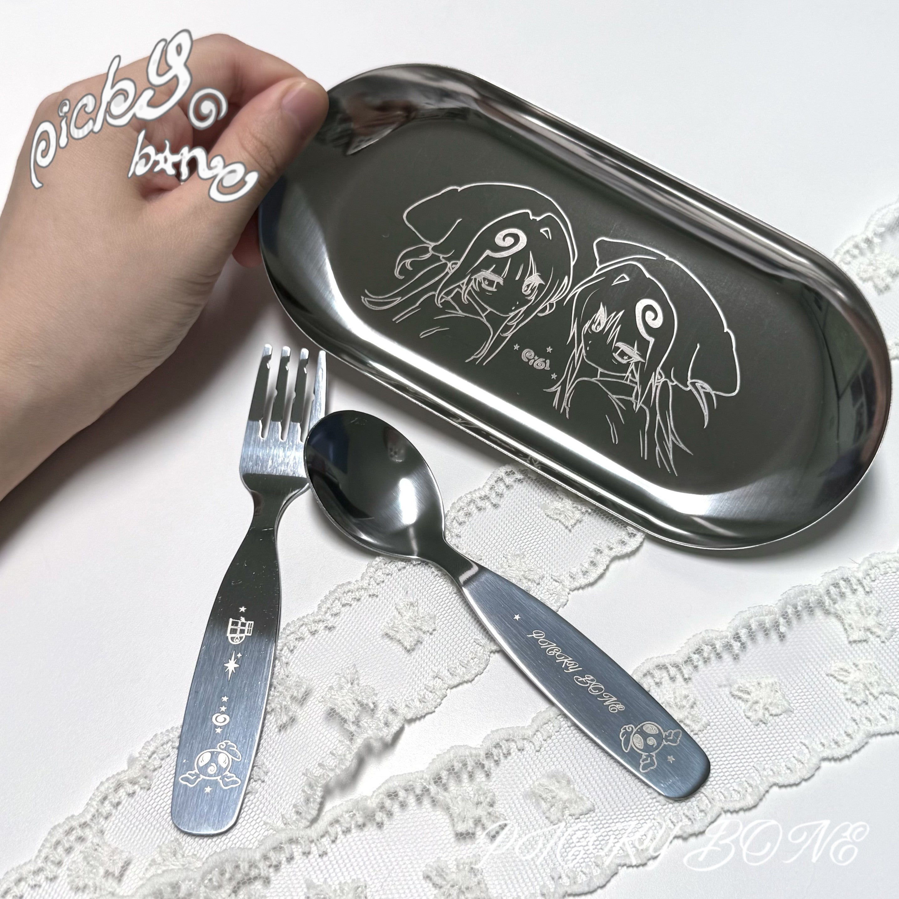 Pickybone Noodle Roll House Tableware Set