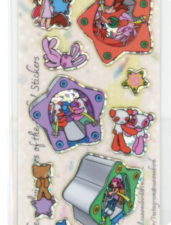 Sunonebird The The revolving stars Stickers