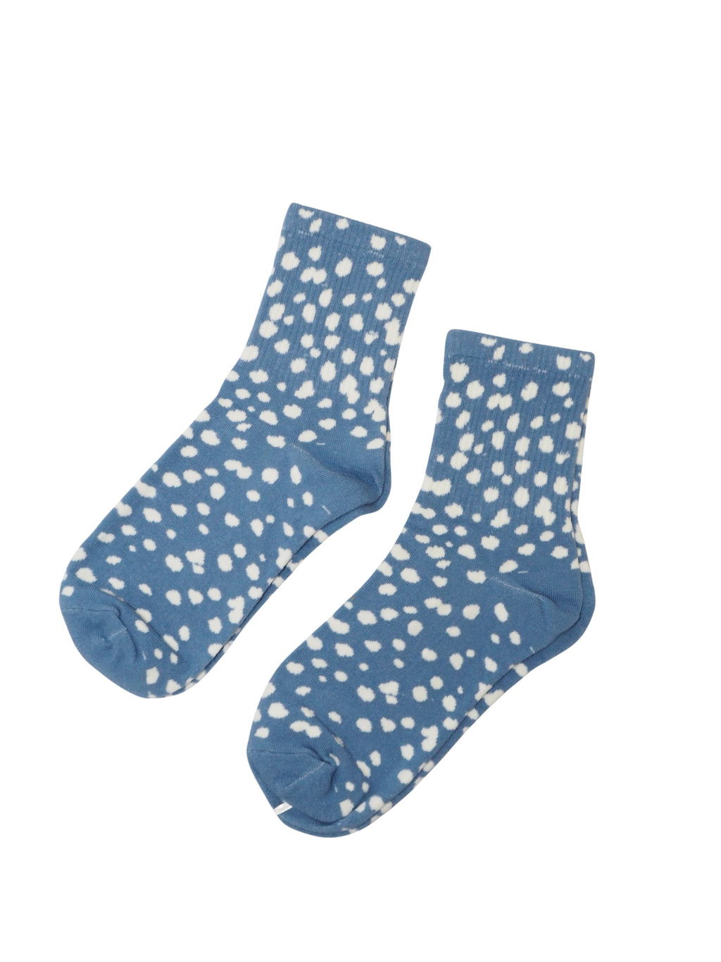 Speckled Knit Mid-Calf Socks