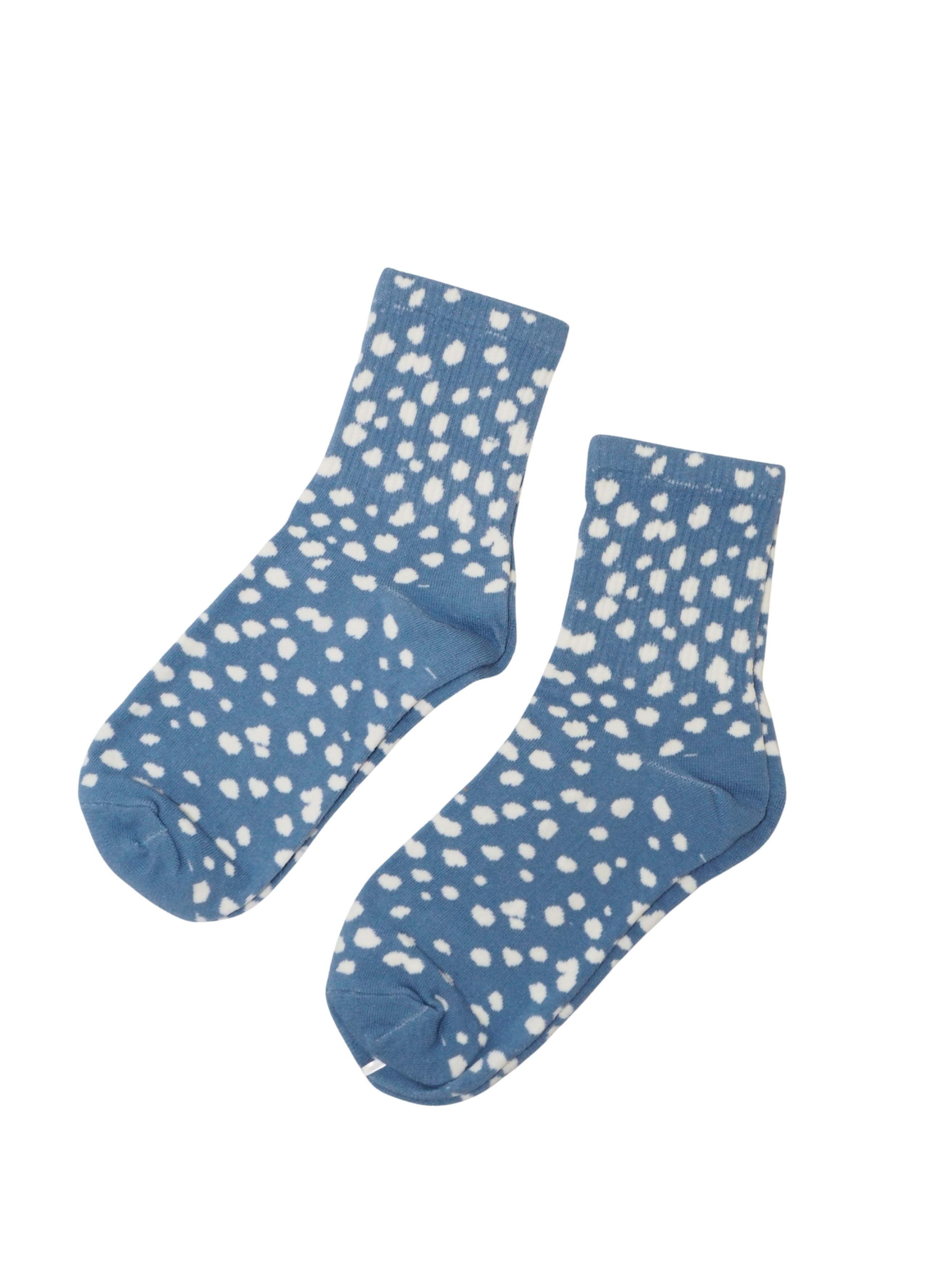 Speckled Knit Mid-Calf Socks