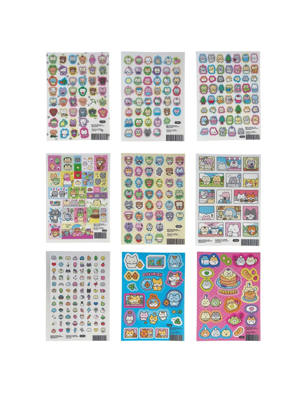 Heeheeclub Cat Deco Stickers
