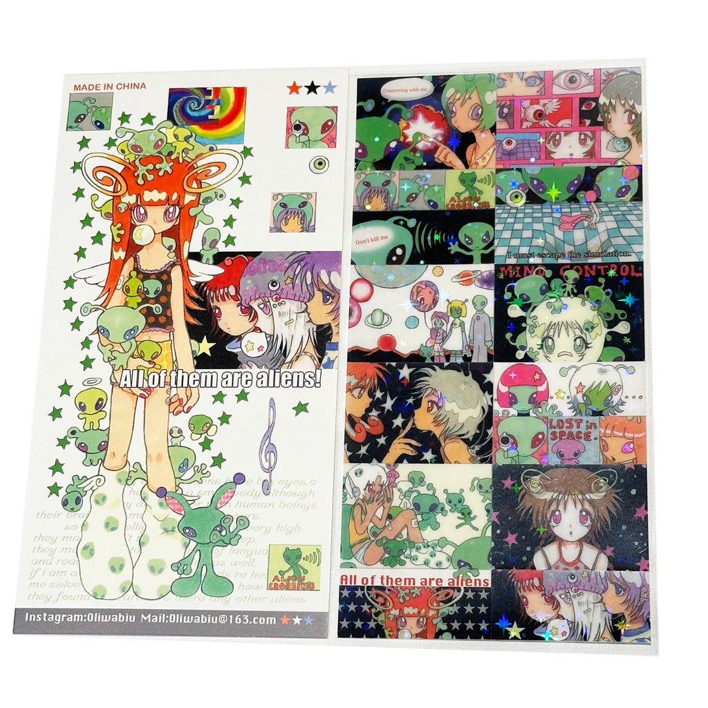 Oliwa All Of Them Are Aliens Sticker
