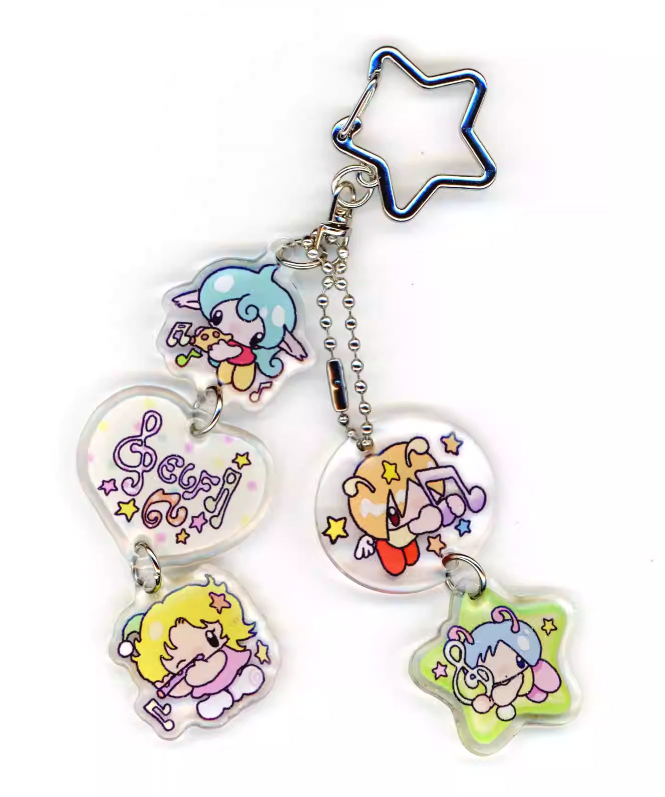 Oliwa Mini Fairy Resin Sparkle Keychain