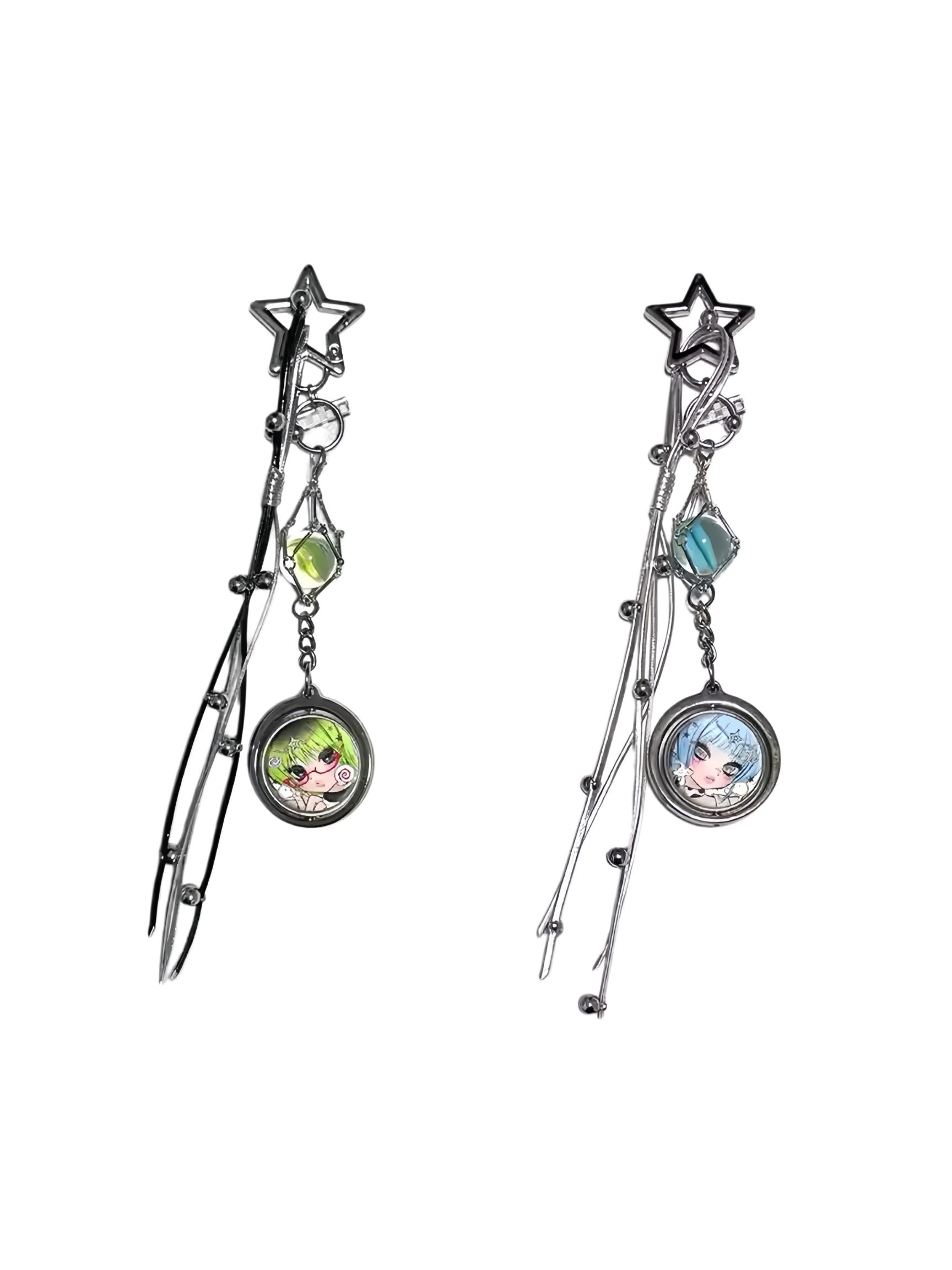 pickybone Supernova Round Keychain