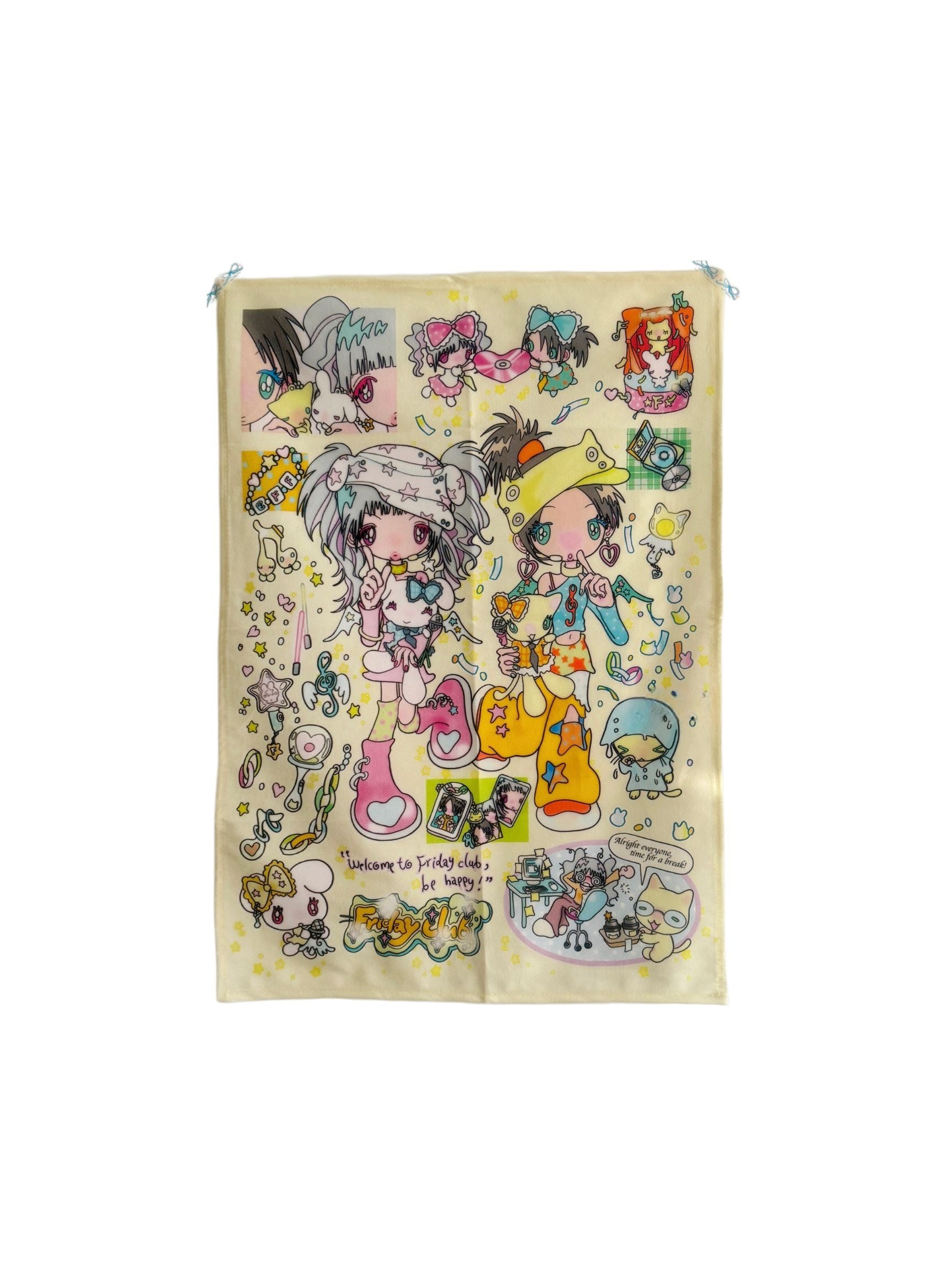 Glacier Forest Isle x sunonebird Friday Club Girls Tapestry