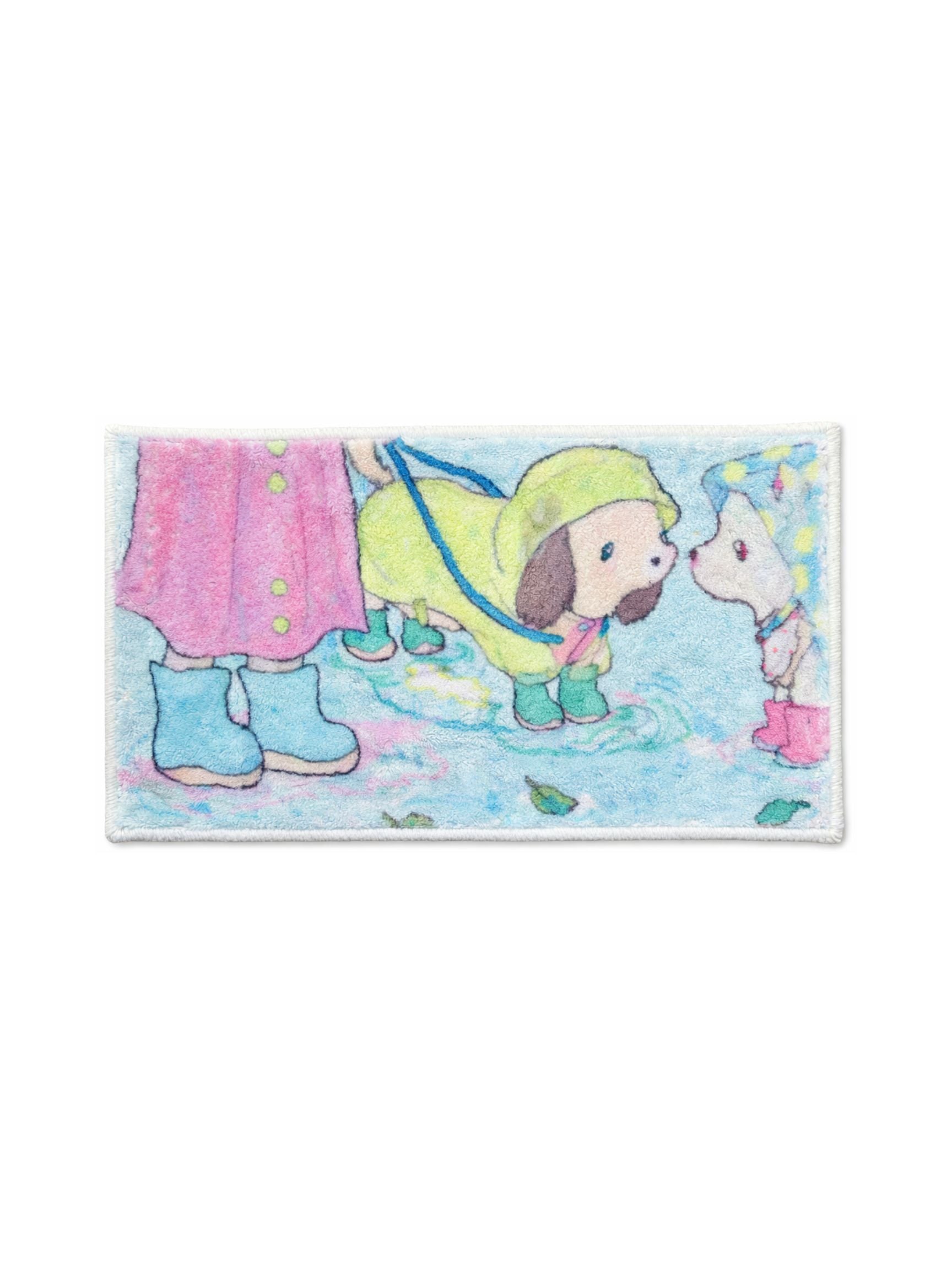 Rain Boots Puppy Rug