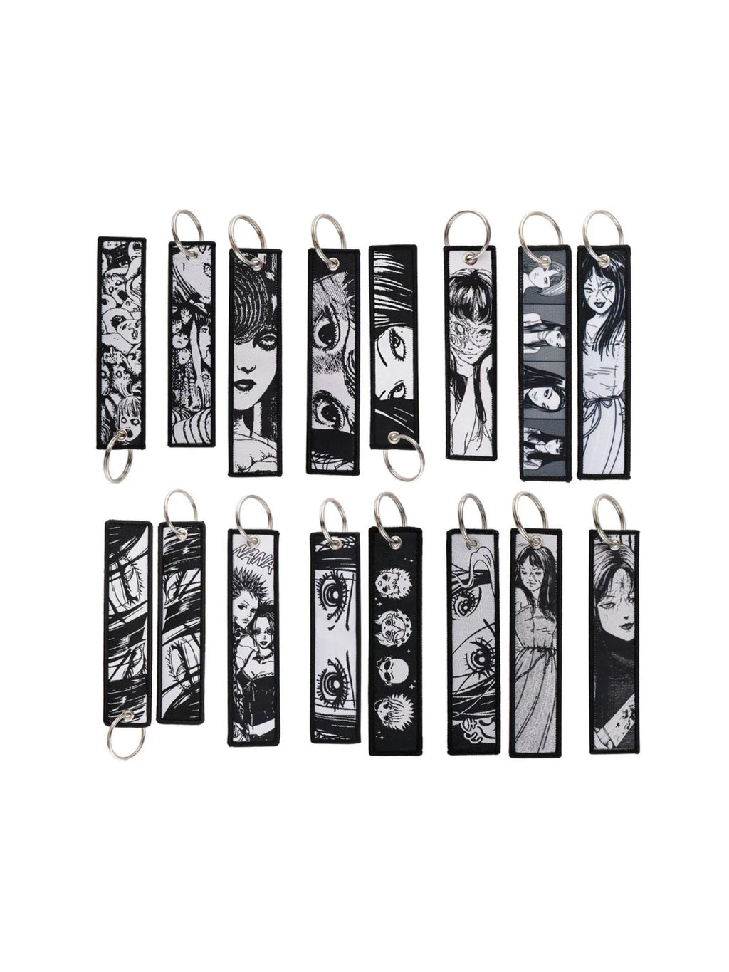 Tomie Manga Woven Keychain