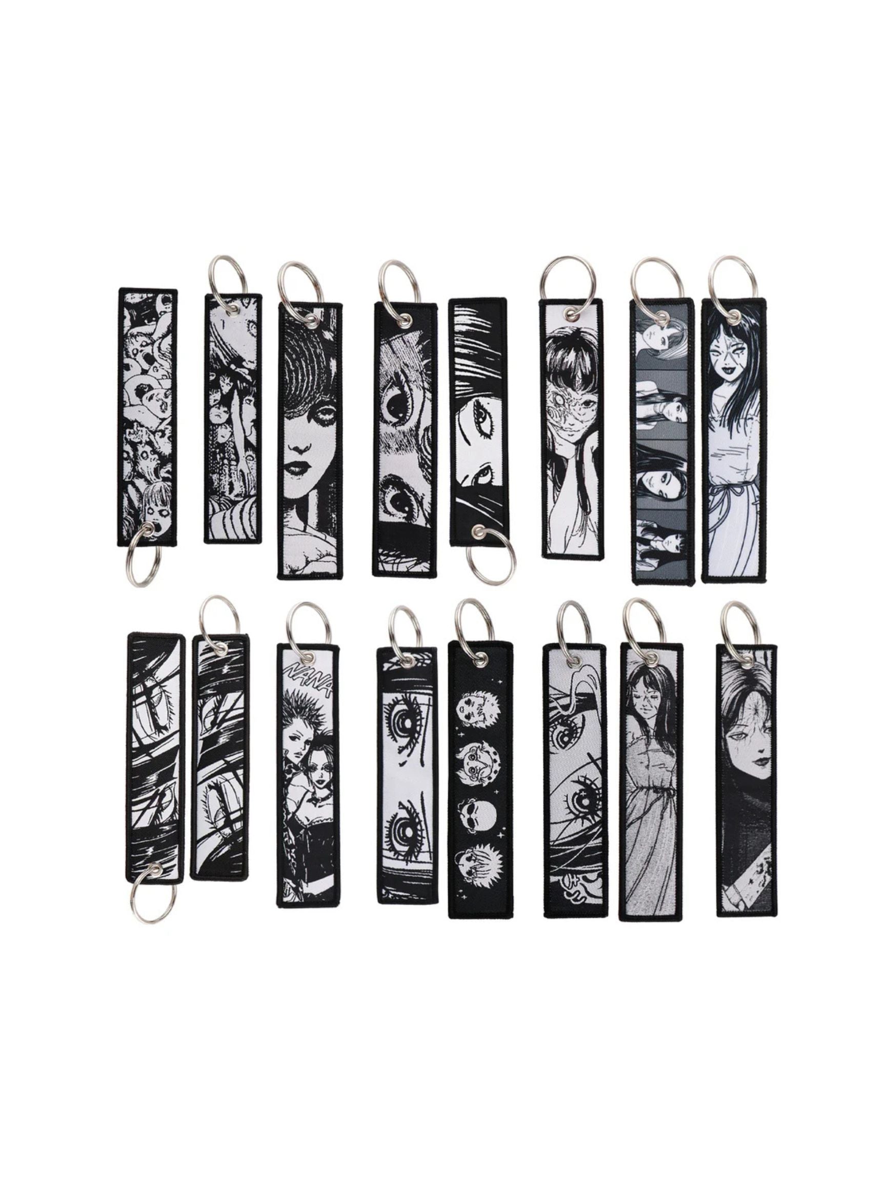 Tomie Manga Woven Keychain