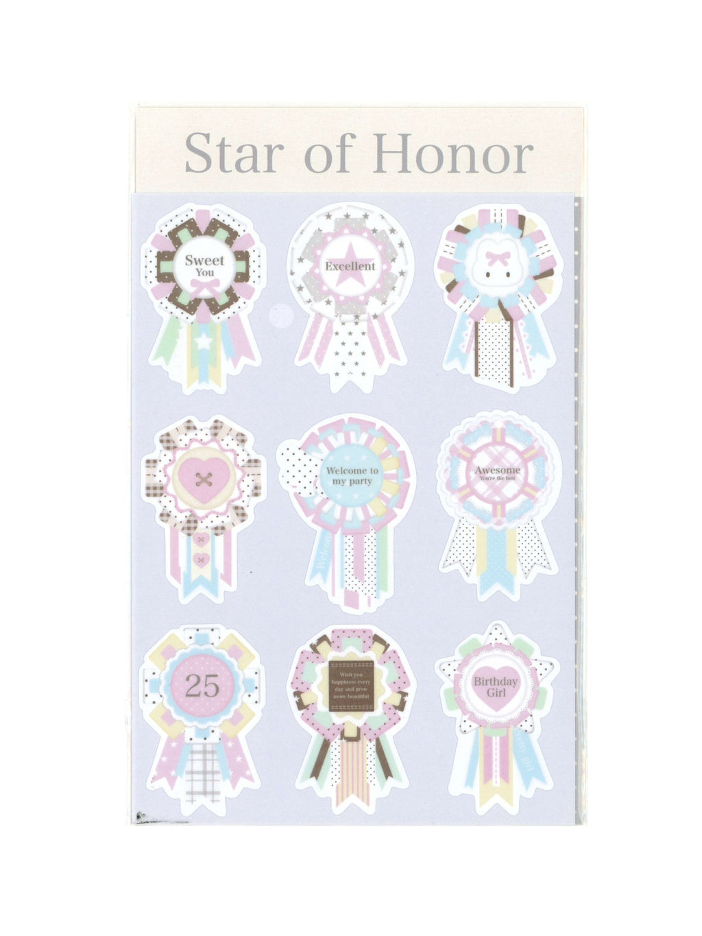 Pastel Medal Sticker