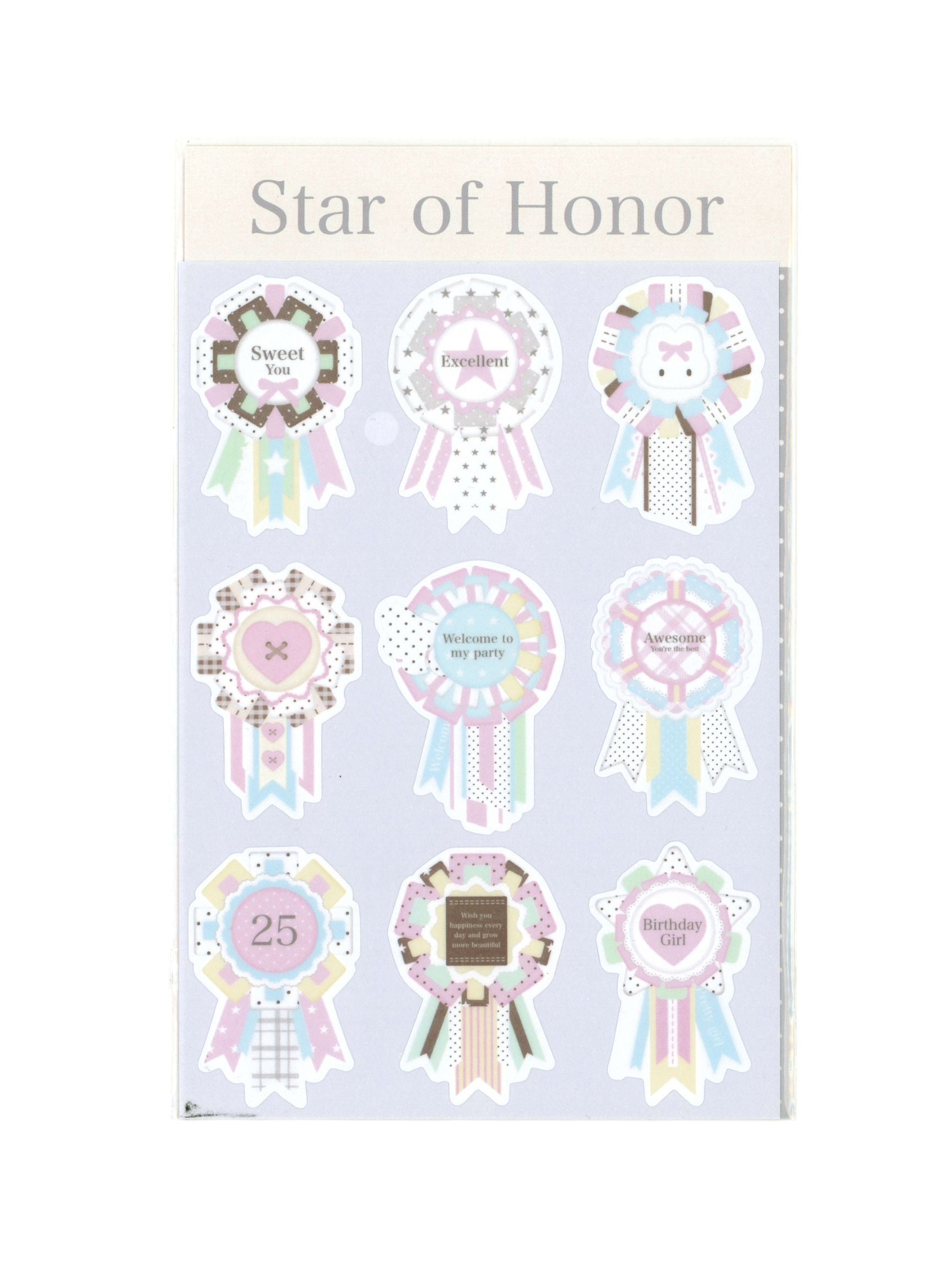 Pastel Medal Sticker