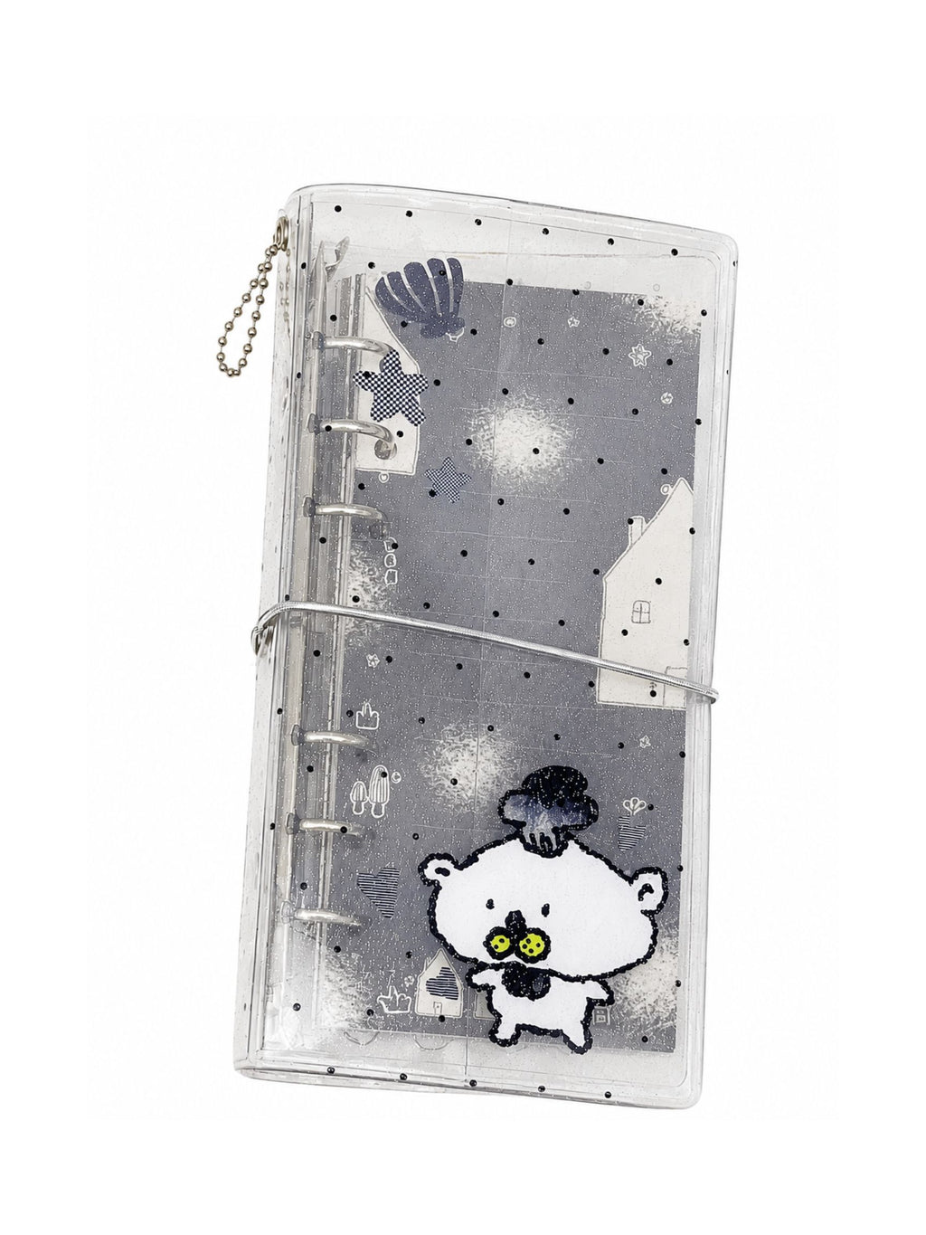 Polka Dot Bear Binder with Refill Pages