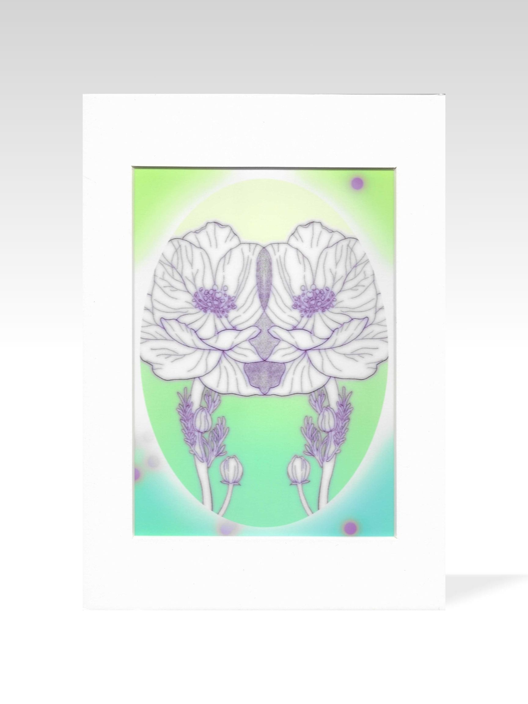 xizi Blue Poppy Giclee