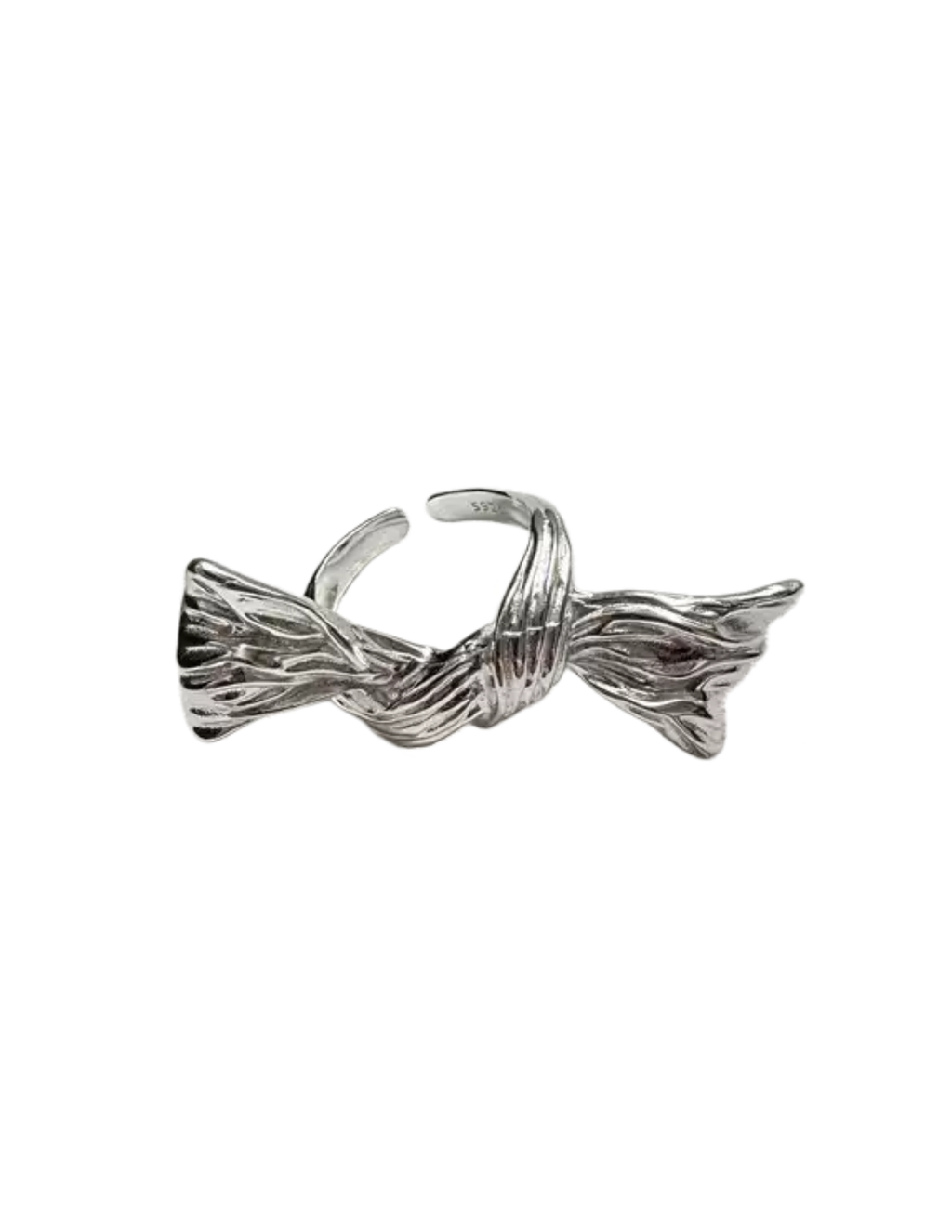 Silver Bow Ring