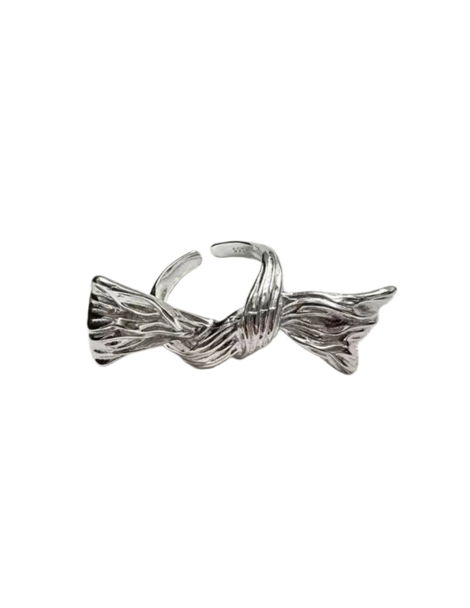 Silver Bow Ring