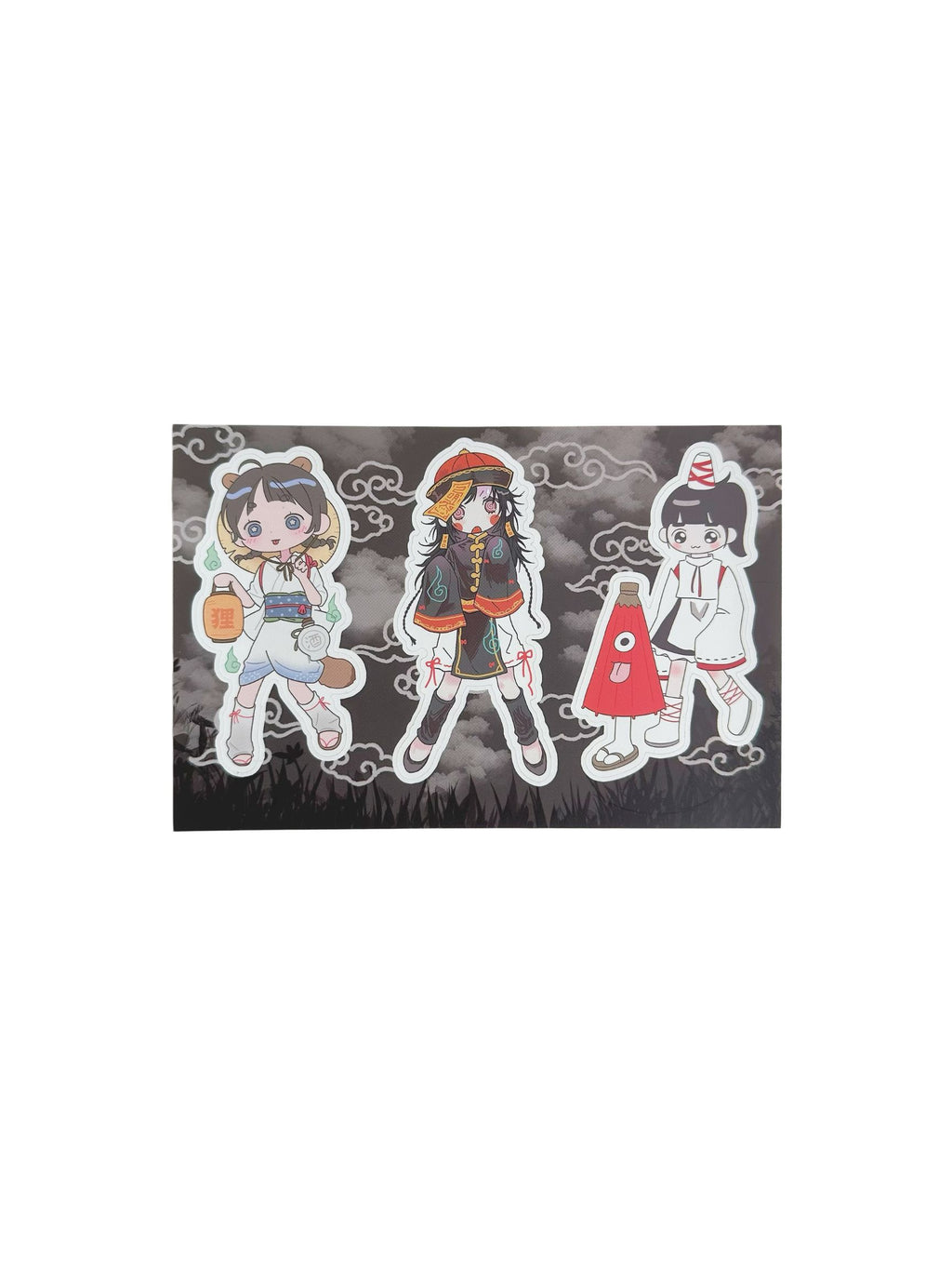 Moody Club Girl's Daily Life Sticker
