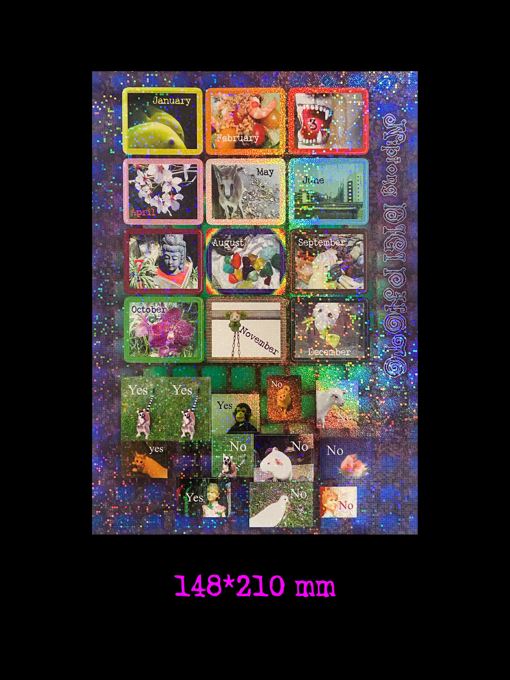 Niptong Digi Photo Yes or No Stickers