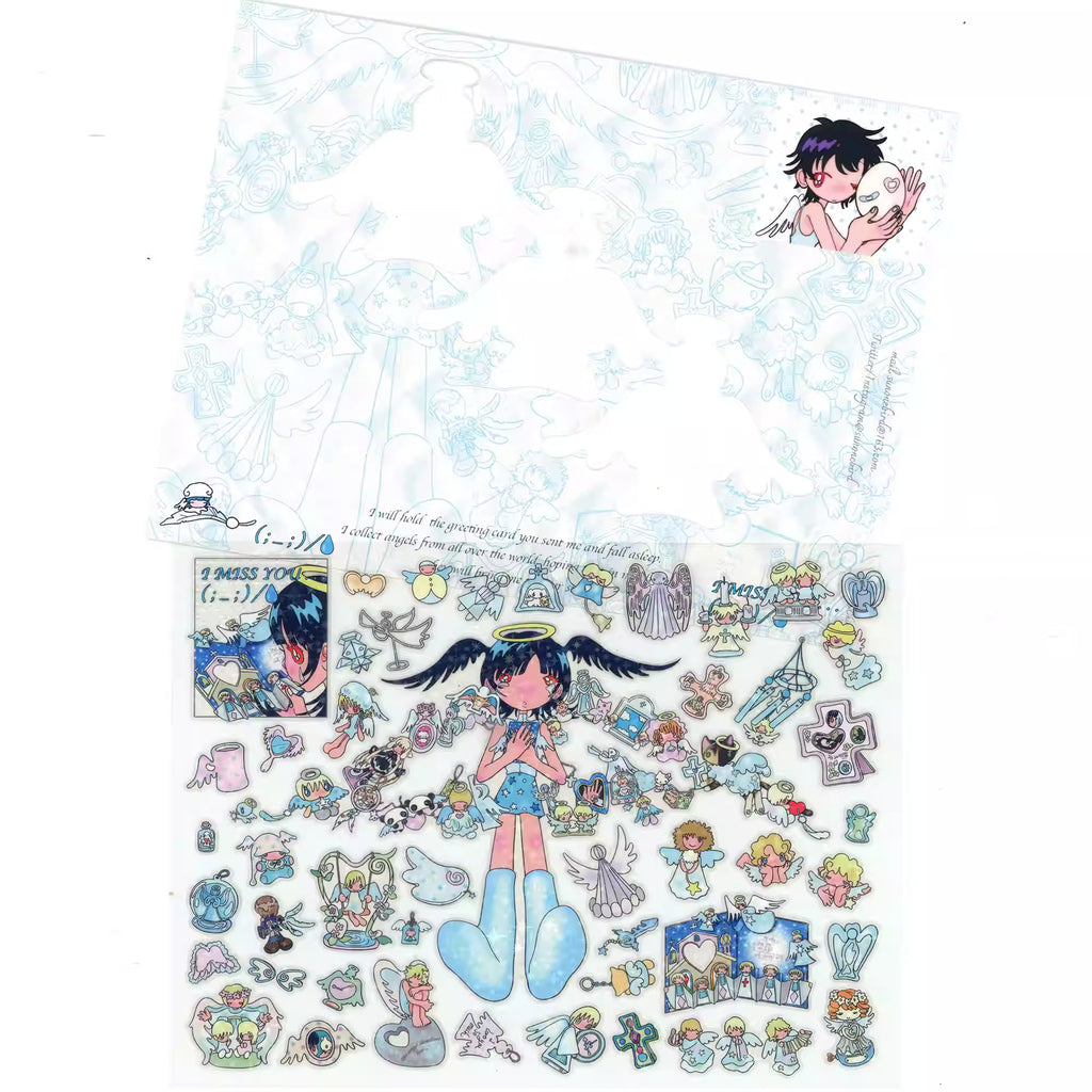 Sunonebird Collect Everything of the Angel Stickers
