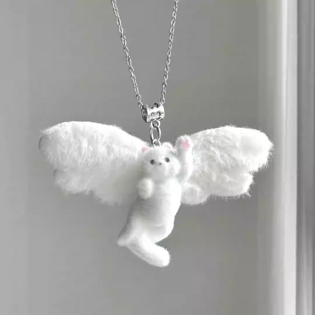 Angel Kitty Necklace