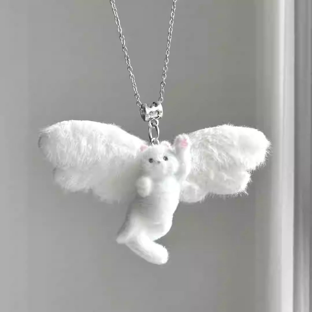 Angel Kitty Necklace