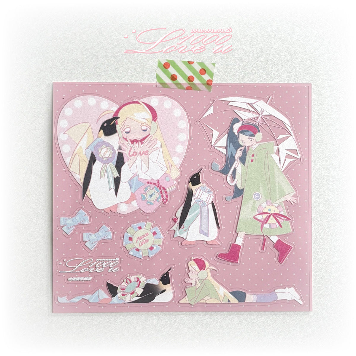 PiPOOxAFU Penguin Pals Sticker