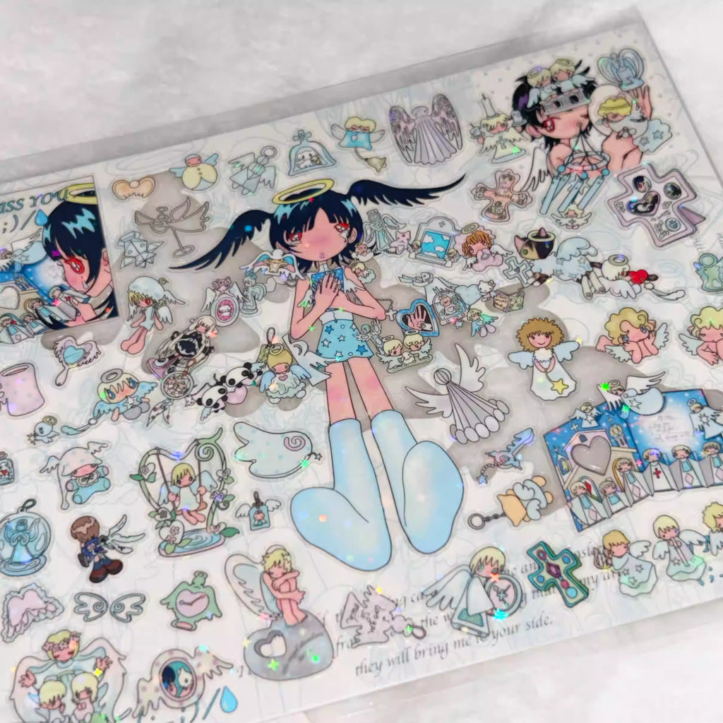 Sunonebird Collect Everything of the Angel Stickers